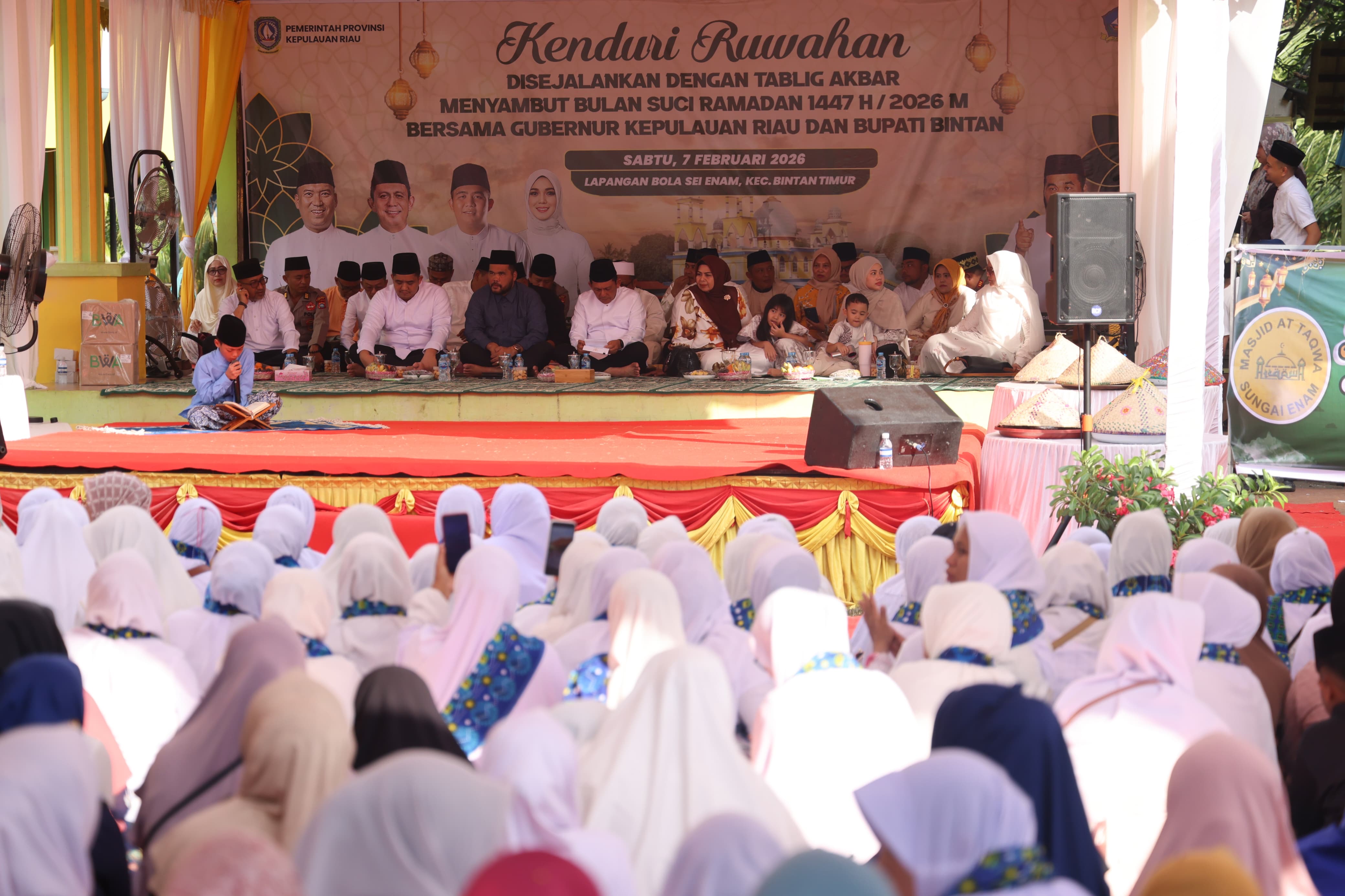 Hadiri Kenduri Ruwahan Bintan, Gubernur Ansar: Perkuat Persatuan dan Keimanan Jelang Ramadan 1447 H