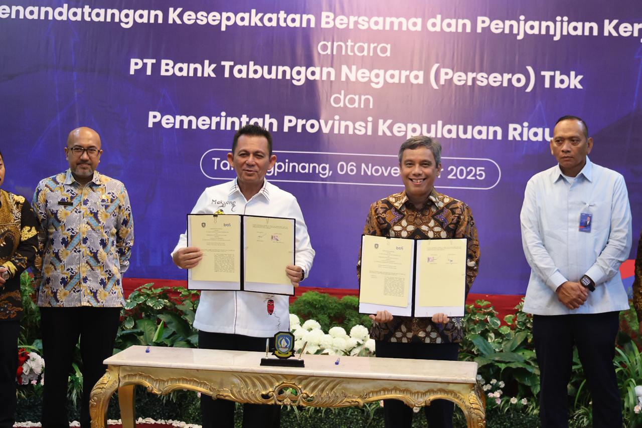 Pemprov Kepri dan Bank BTN Teken MoU, Bangun Ekosistem Keuangan Daerah yang Inklusif dan Berkelanjutan