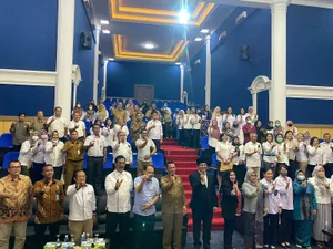 Gubernur Ansar Hadiri Pelantikan dan Serah Terima Jabatan Rektor Uniba