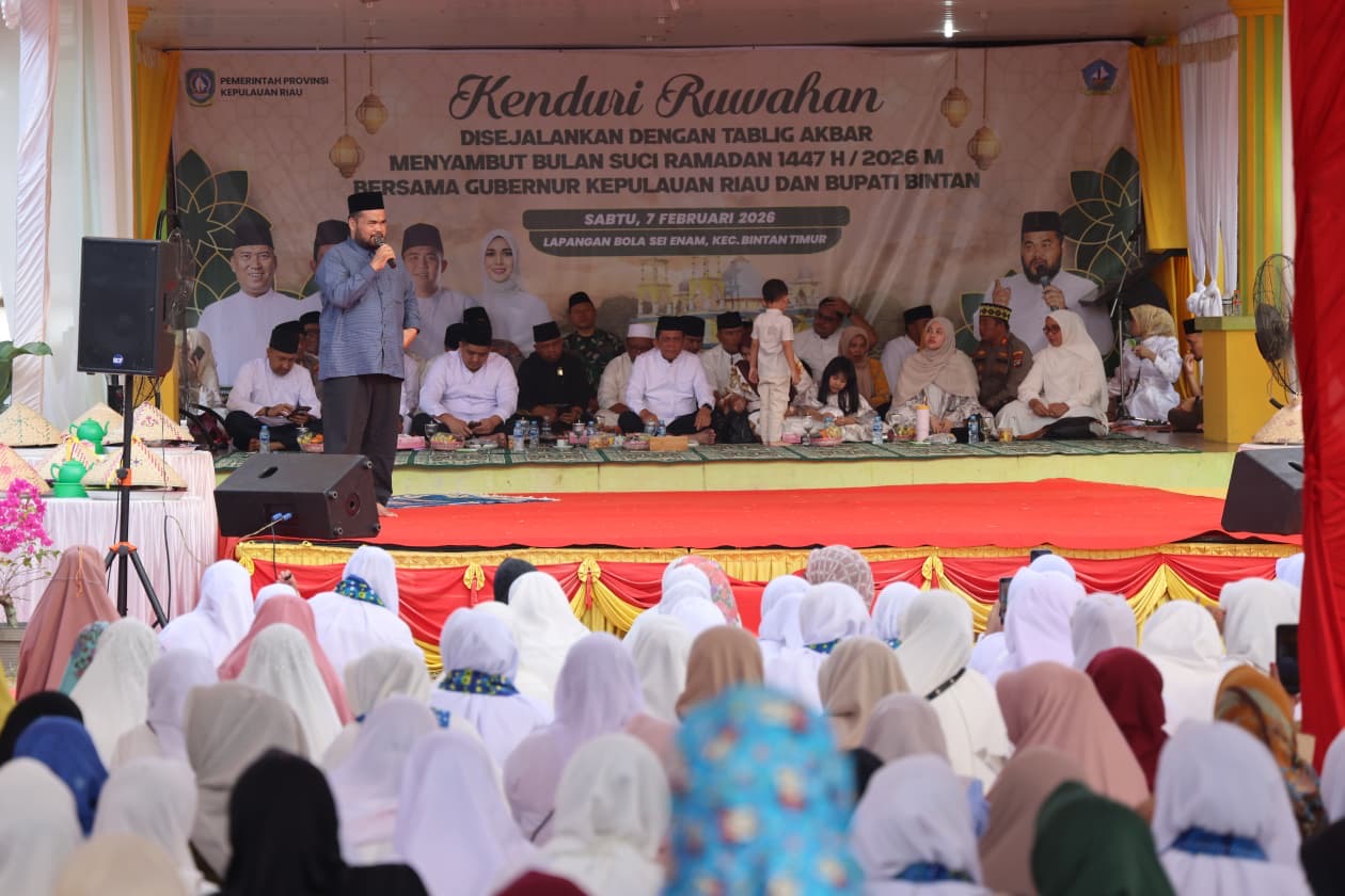 Hadiri Kenduri Ruwahan Bintan, Gubernur Ansar: Perkuat Persatuan dan Keimanan Jelang Ramadan 1447 H