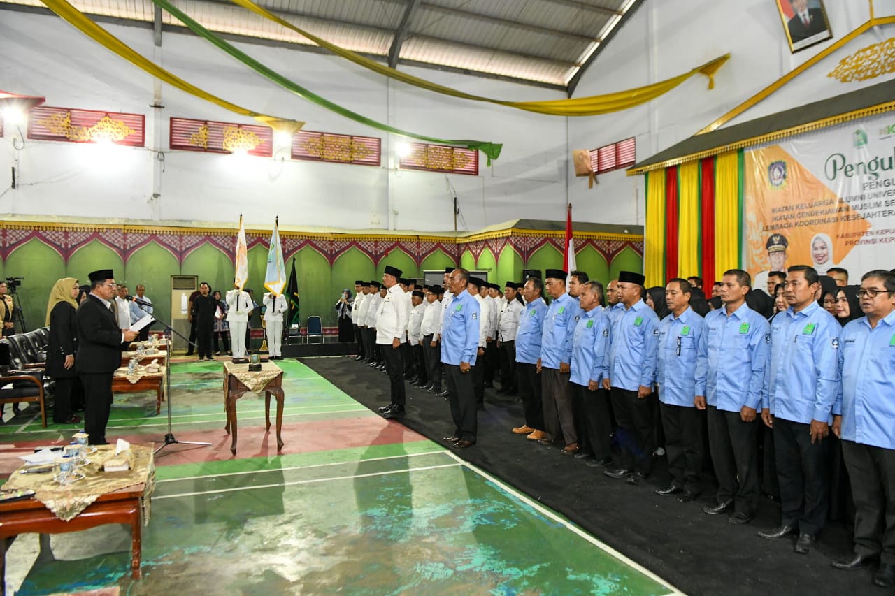 Ansar Kukuhkan LKKS, IKA UNRI dan ICMI Anambas