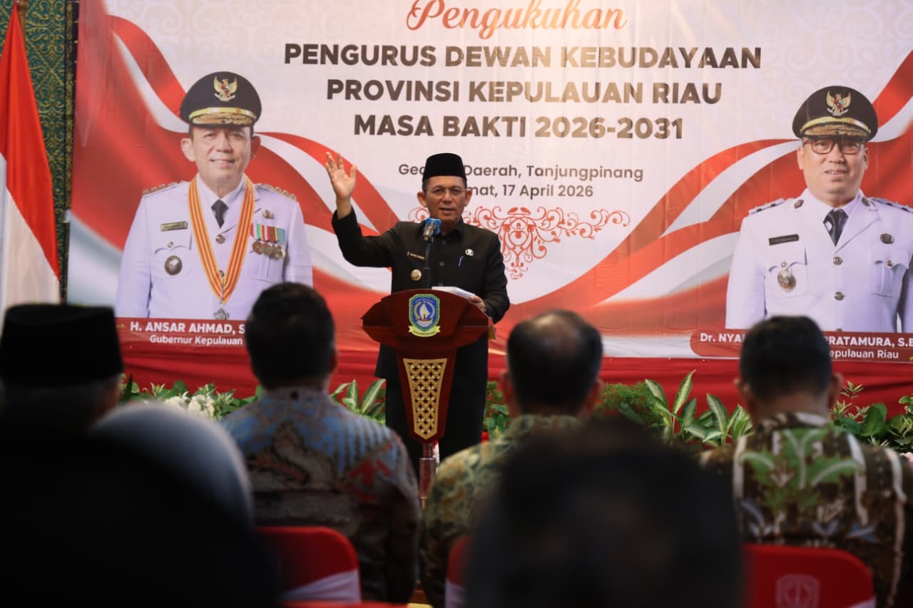 Gubernur Ansar Lantik Dewan Kebudayaan Kepri 2026–2031, Perkuat Pelestarian Budaya Melayu
