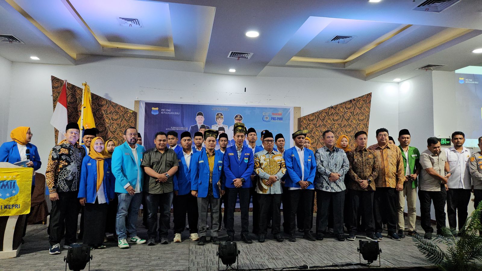 Hadiri Pelantikan PMII Kepri, Nyanyang Dukung Pembangunan SDM Mahasiswa Islam yang Unggul