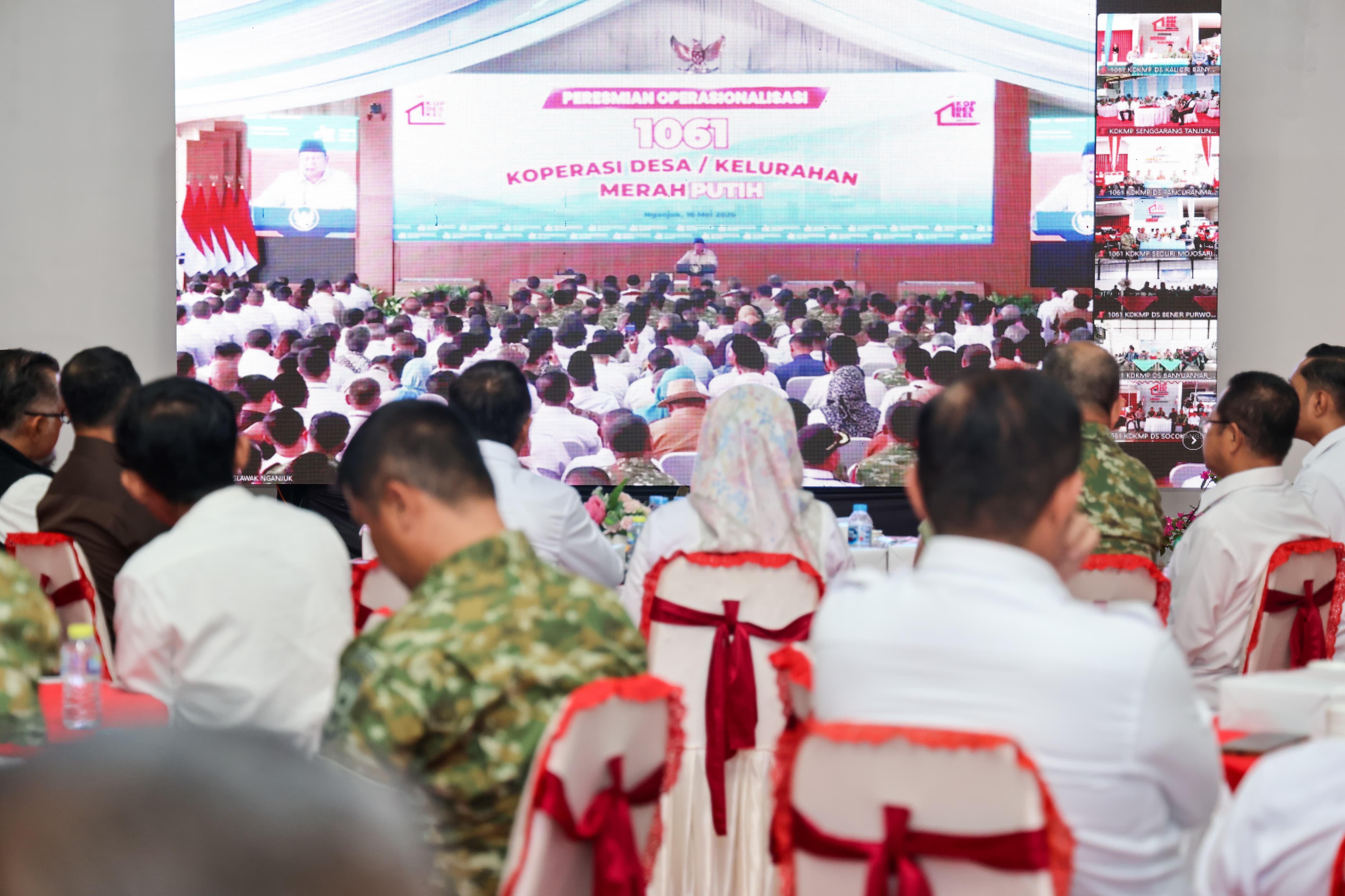 Sekda Kepri Hadiri Peresmian 1.061 Koperasi Desa/Kelurahan Merah Putih