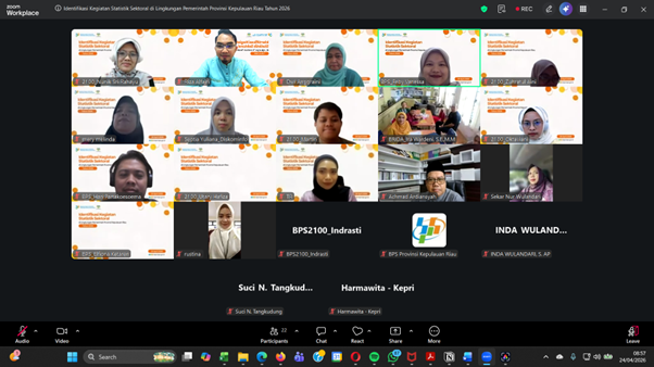Dukung Satu Data Indonesia, BPS dan Pemprov Kepri Gelar Identifikasi Kegiatan Statistik Sektoral 2026