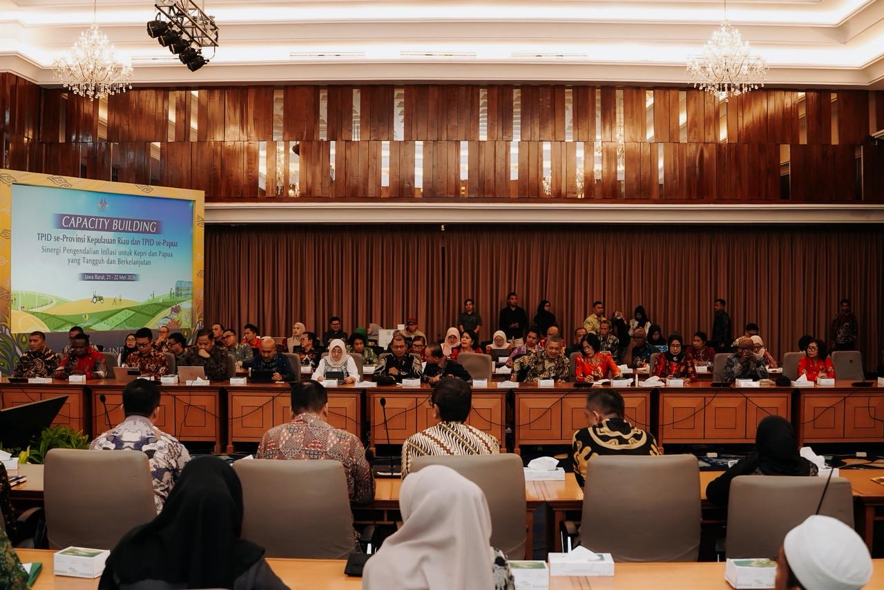 Sekdaprov Misni Hadiri Capacity Building TPID Provinsi Kepri di TPID Provinsi Jawa Barat, Perkuat Strategi Pengendalian Inflasi Daerah