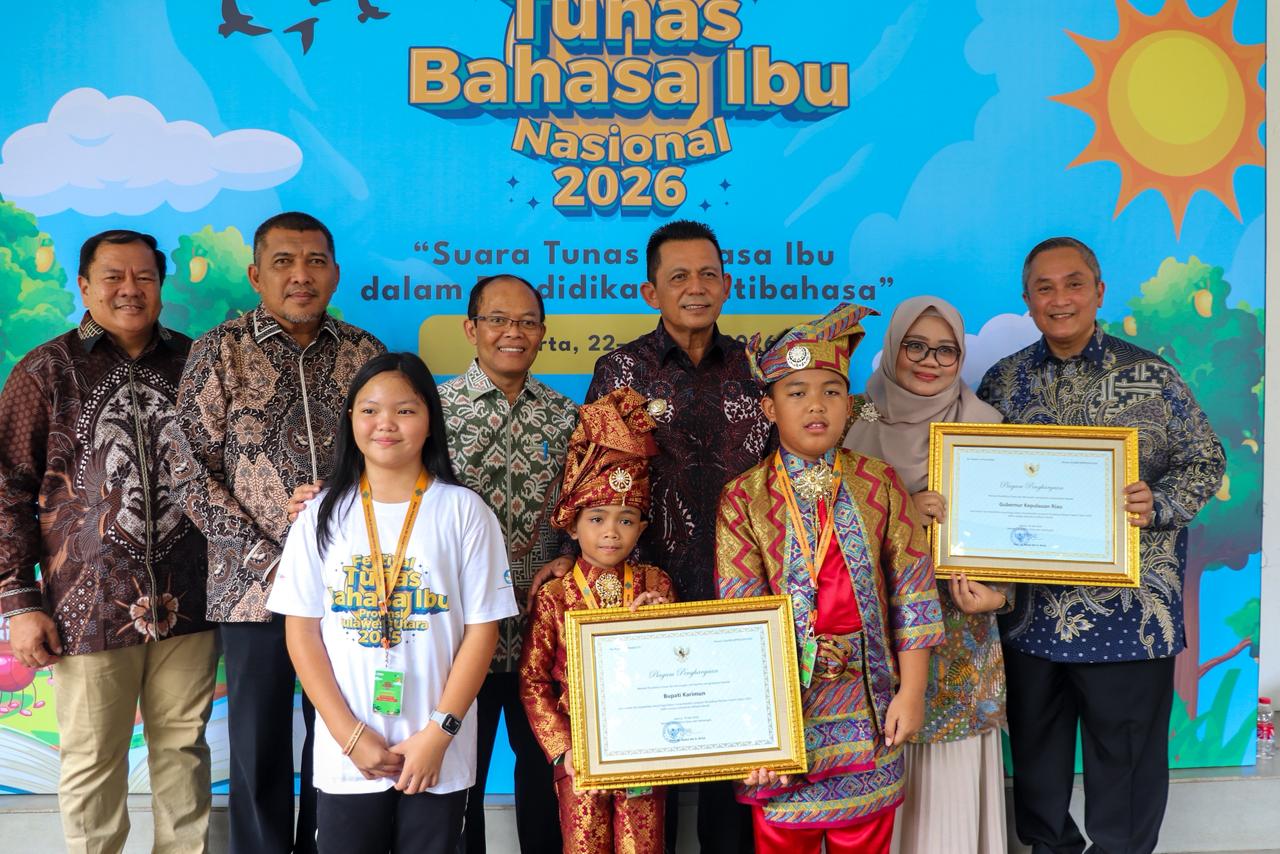 Provinsi Kepulauan Riau Raih Penghargaan Revitalisasi Bahasa Daerah Tahun 2026