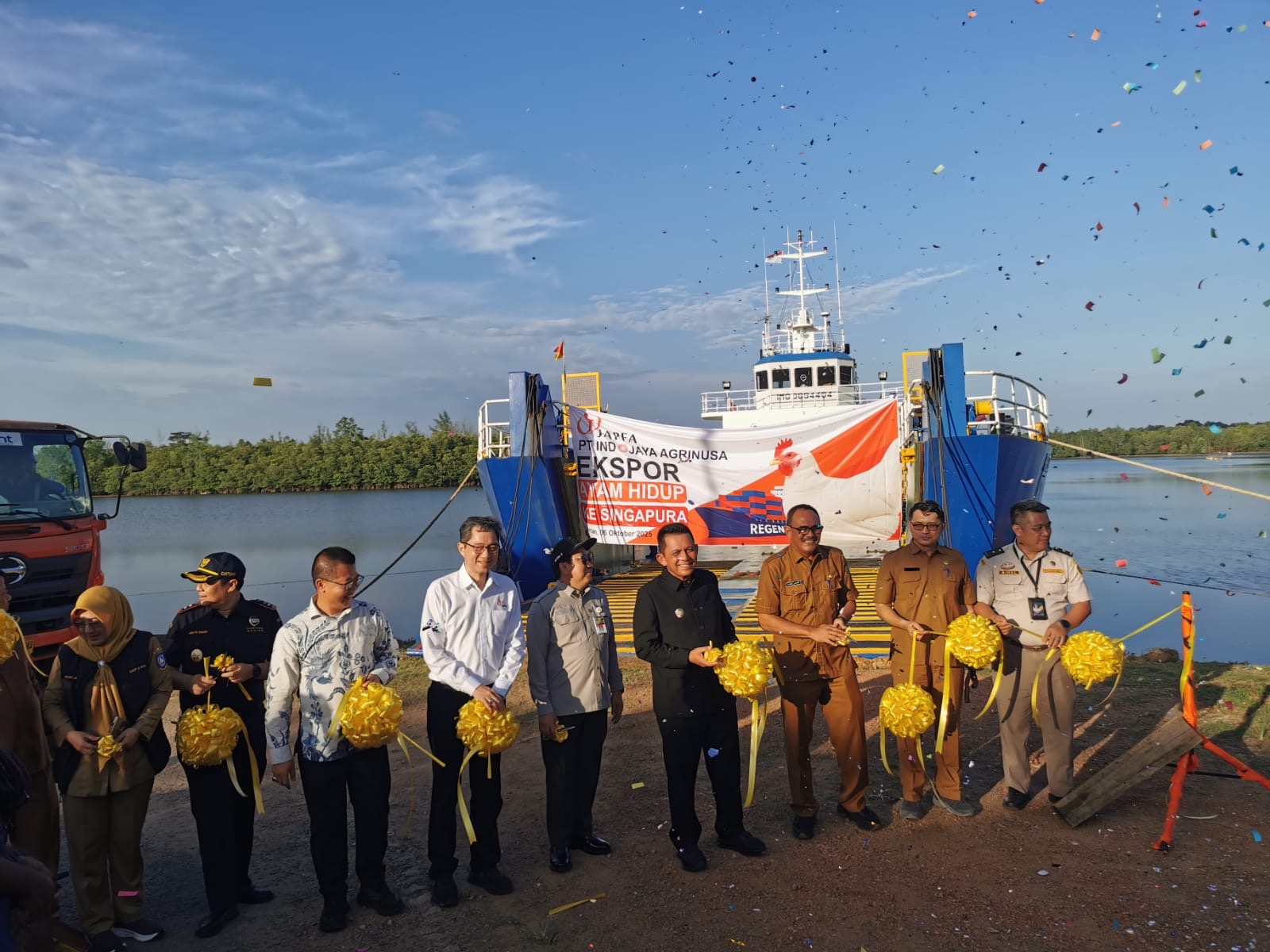 Kepri Perkuat Posisi sebagai Daerah Perbatasan Berdaya Saing Lewat Ekspor Unggas