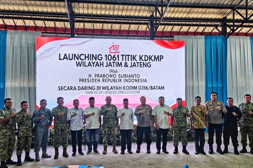 Wagub Nyanyang Ikuti Peluncuran 1.061 KDKMP, Kepri Siap Jadi Mitra Strategis Program Nasional