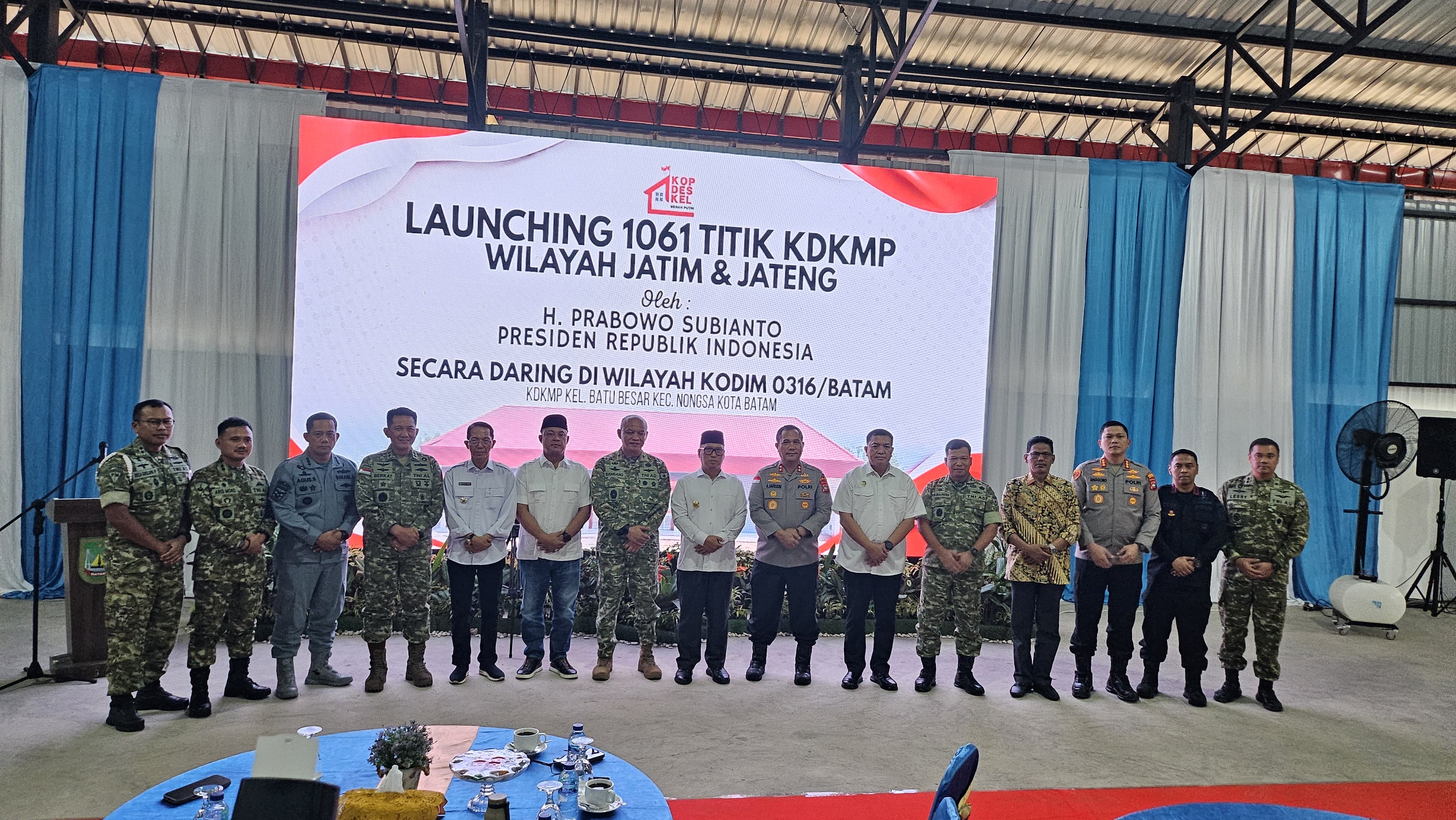 Wagub Nyanyang Ikuti Peluncuran 1.061 KDKMP, Kepri Siap Jadi Mitra Strategis Program Nasional
