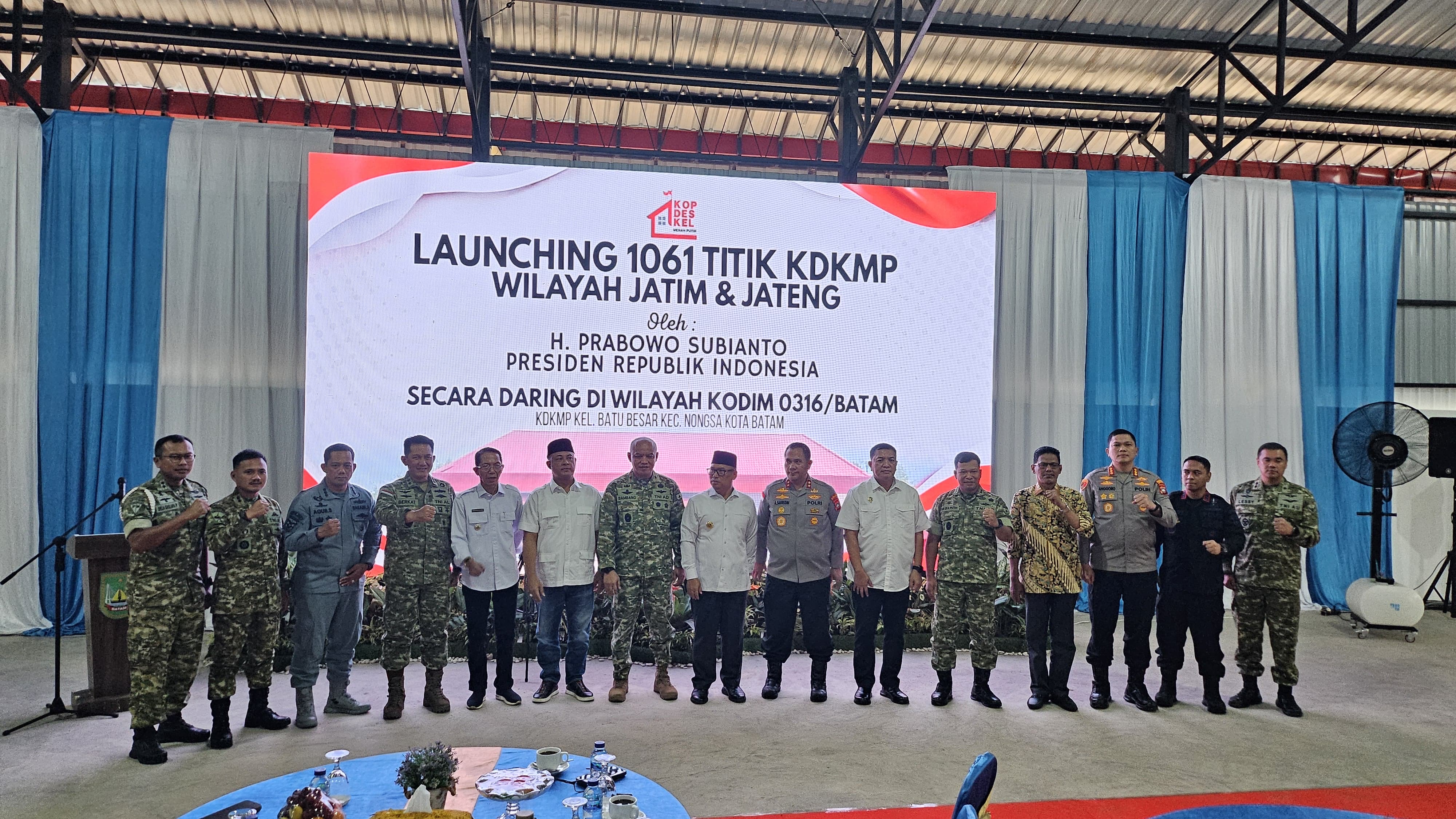 Wagub Nyanyang Ikuti Peluncuran 1.061 KDKMP, Kepri Siap Jadi Mitra Strategis Program Nasional