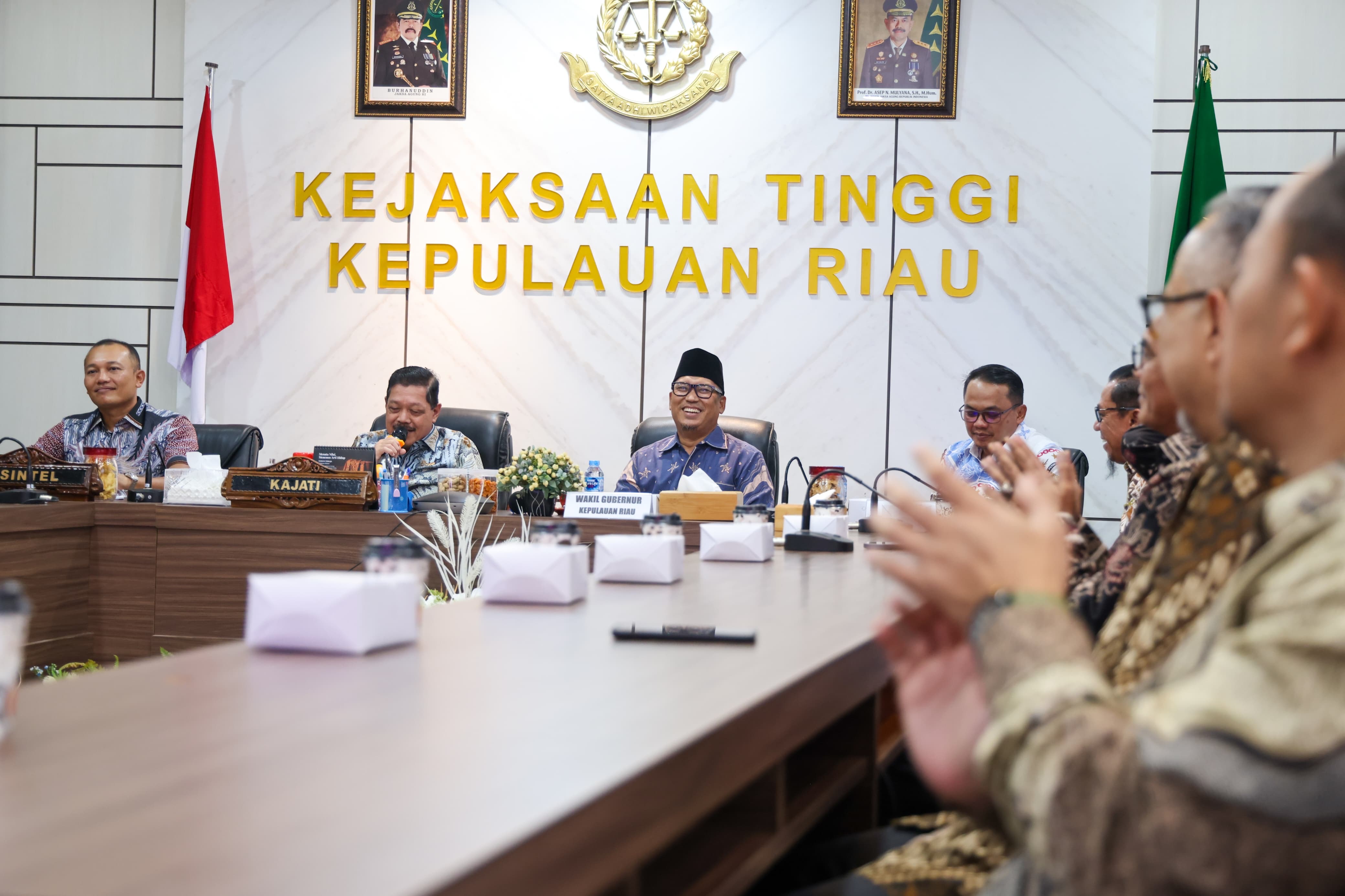 Wagub Nyanyang dan Abpednas Kepri Bangun Sinergi Bersama Kejati Kawal Pembangunan Desa