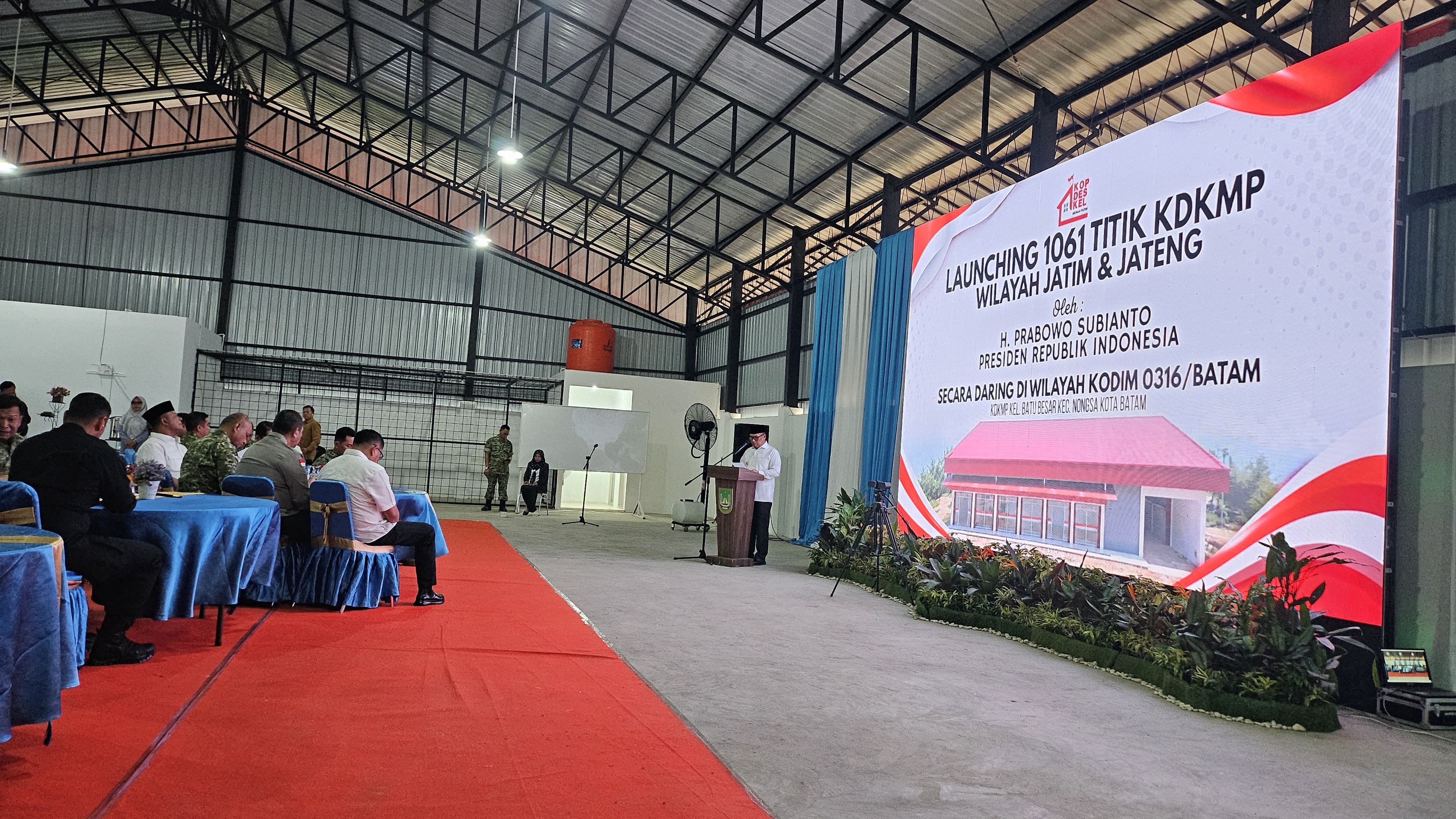 Wagub Nyanyang Ikuti Peluncuran 1.061 KDKMP, Kepri Siap Jadi Mitra Strategis Program Nasional