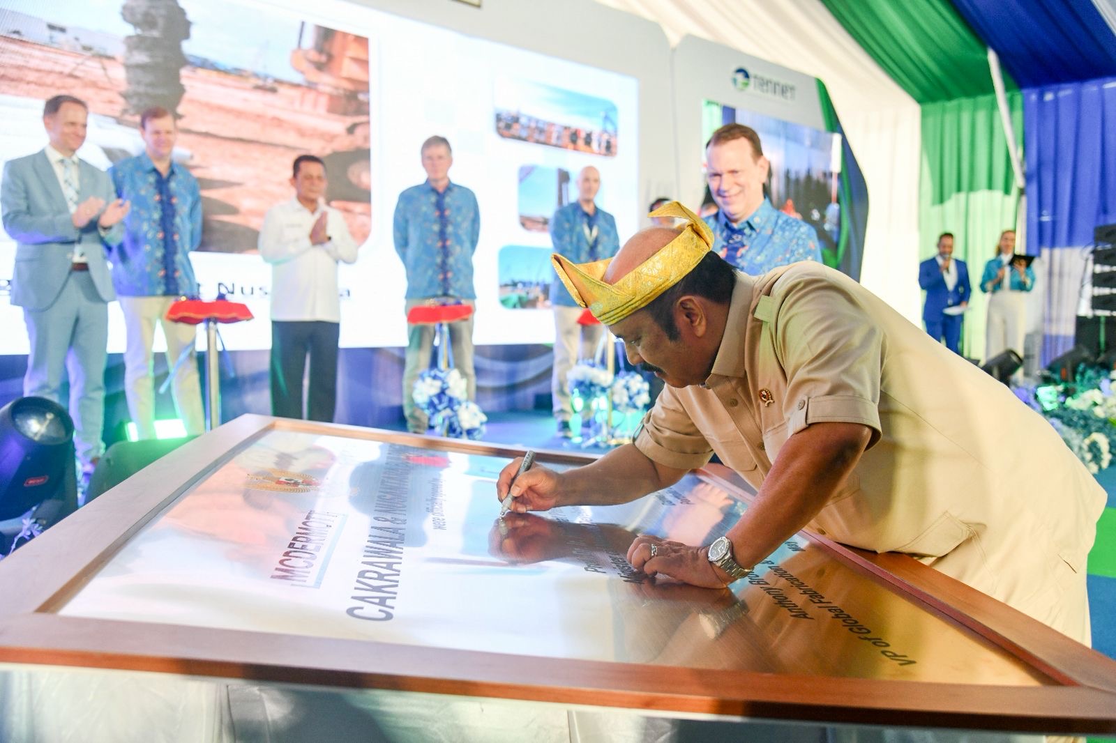 Menteri Bappenas Resmikan Gedung Nusantara dan Cakrawala PT McDermott Batam
