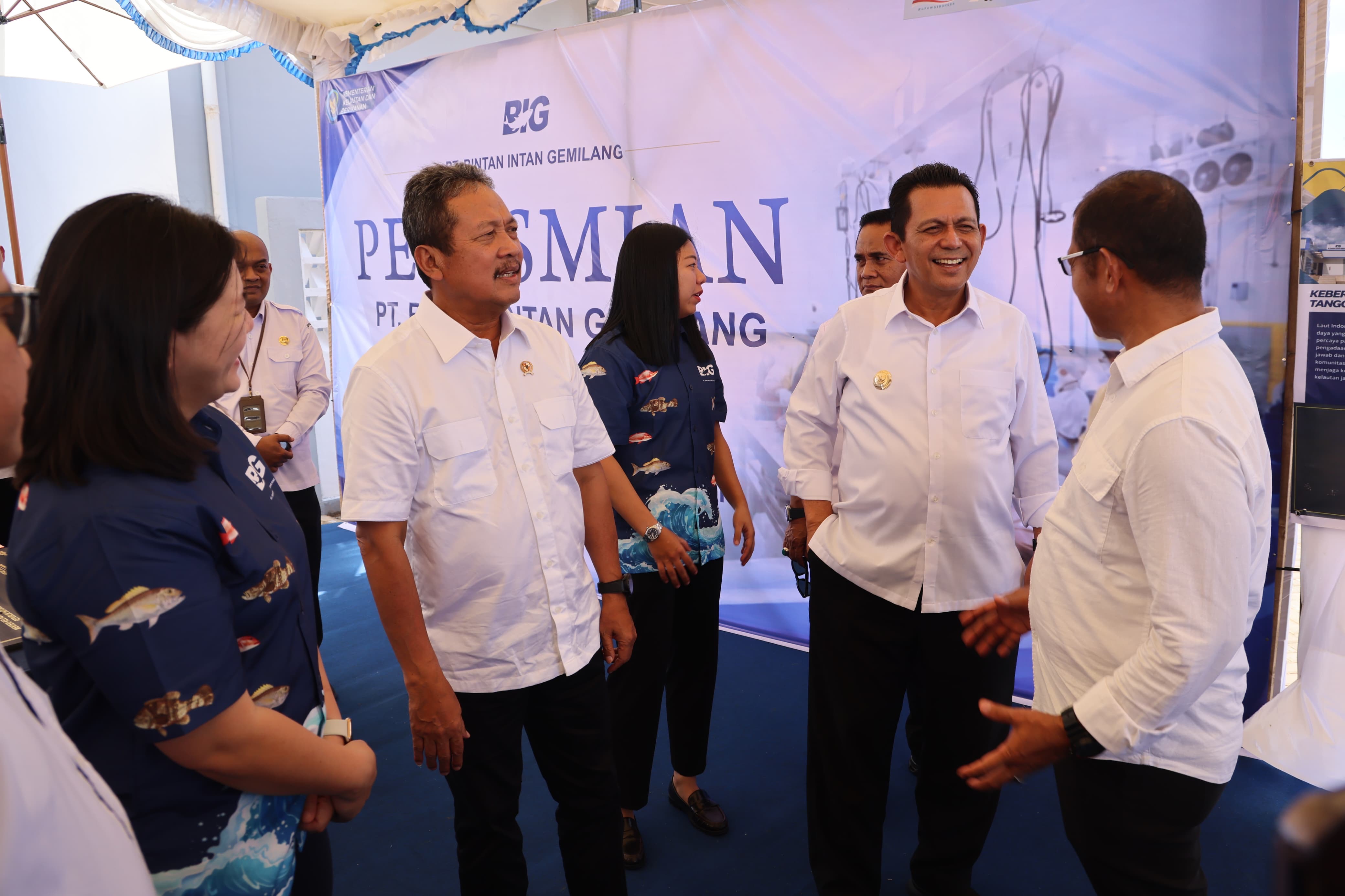 Menteri KKP dan Gubernur Ansar Resmikan Pabrik Pengolahan Ikan PT BIG, Dorong Hilirisasi Perikanan Kepri