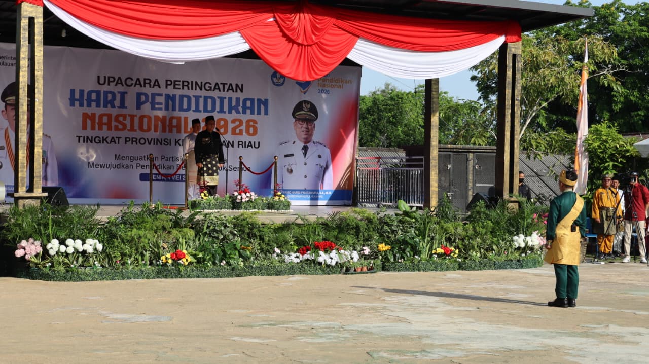 Disdik Kepri Gelar Upacara Hardiknas 2026