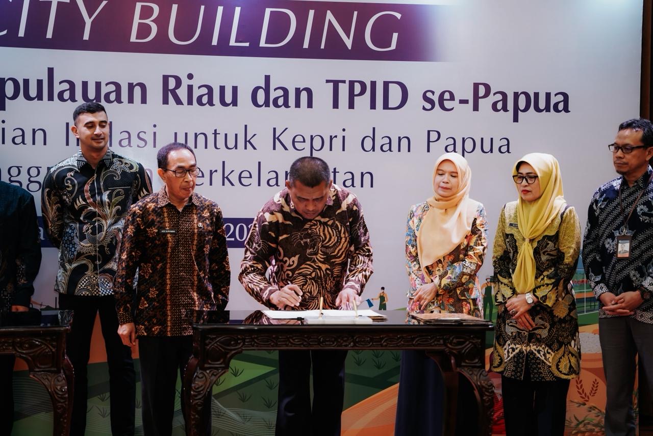 Sekdaprov Misni Hadiri Capacity Building TPID Provinsi Kepri di TPID Provinsi Jawa Barat, Perkuat Strategi Pengendalian Inflasi Daerah