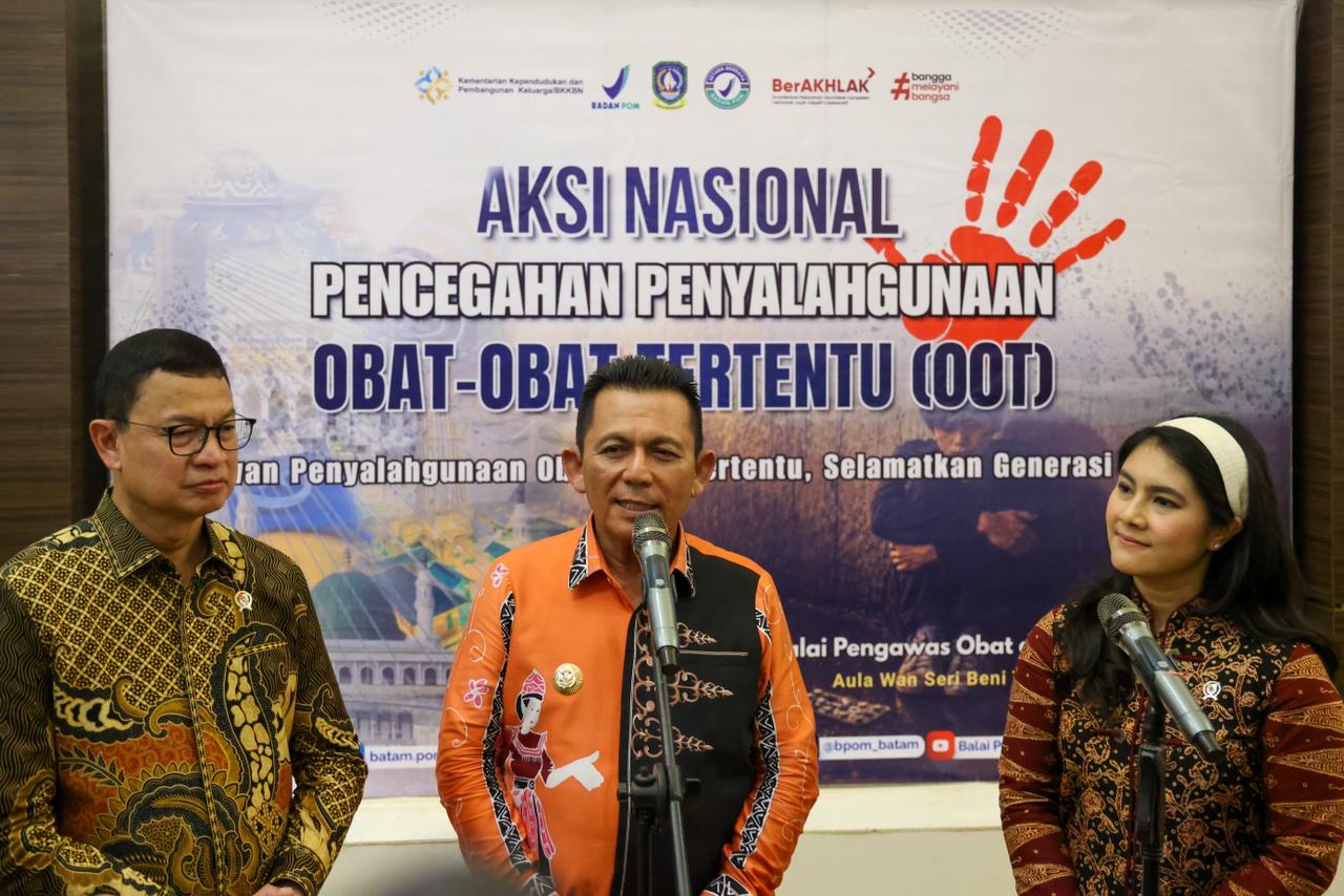 Pemprov Kepri dan BPOM RI Deklarasikan Aksi Nasional Pencegahan Penyalahgunaan OOT