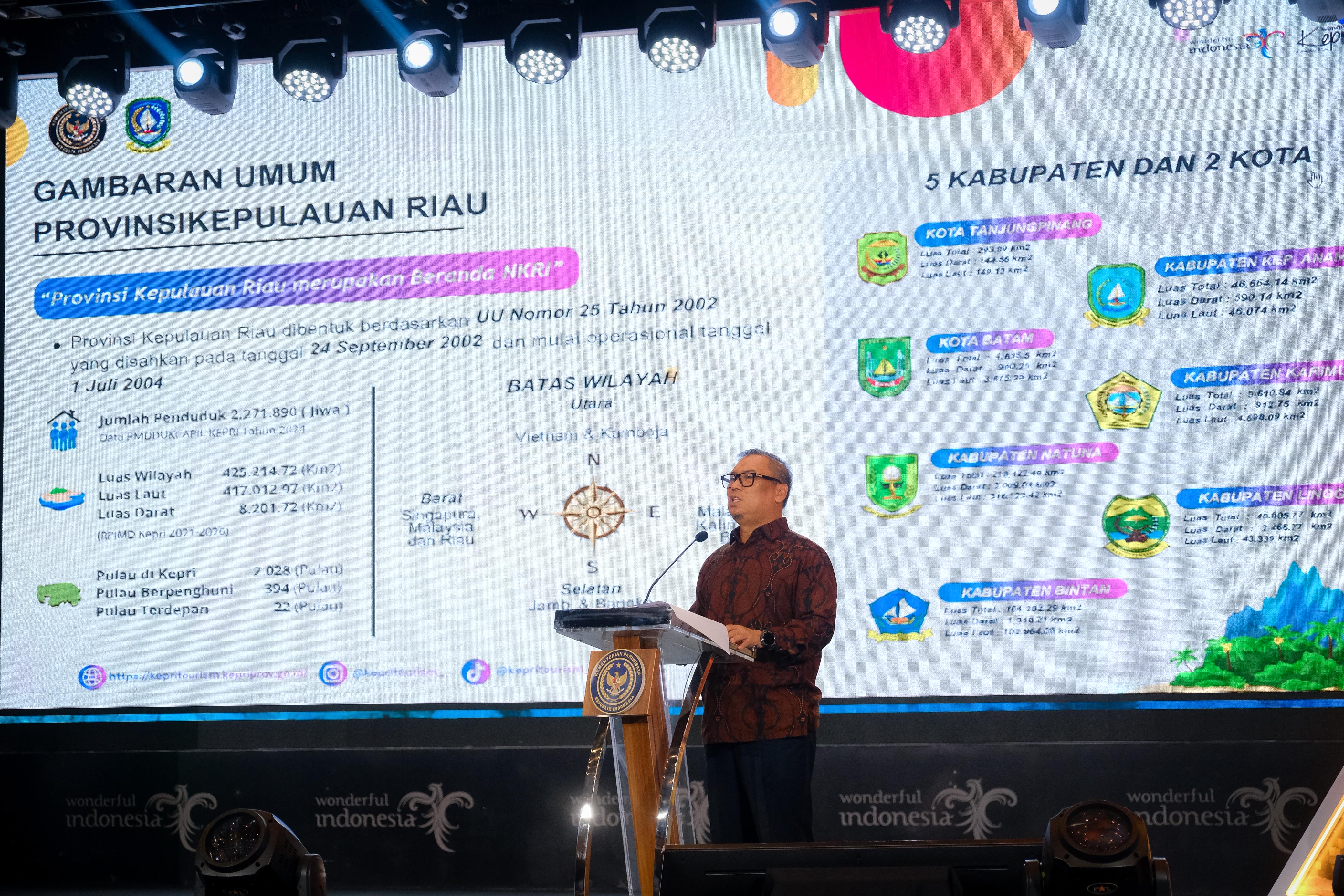 Rakornas Pariwisata 2026: Kepri Dorong Inovasi Cross Border Tourism