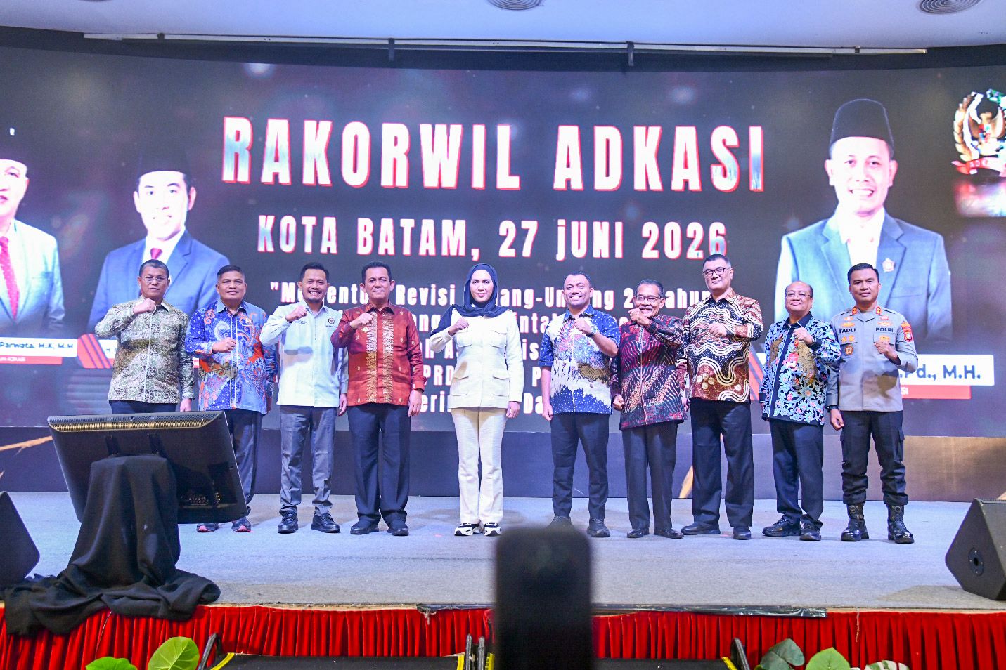 Gubernur Kepri Buka Rakorwil ADKASI Se Wilayah Sumatera Tahun 2026 di Batam