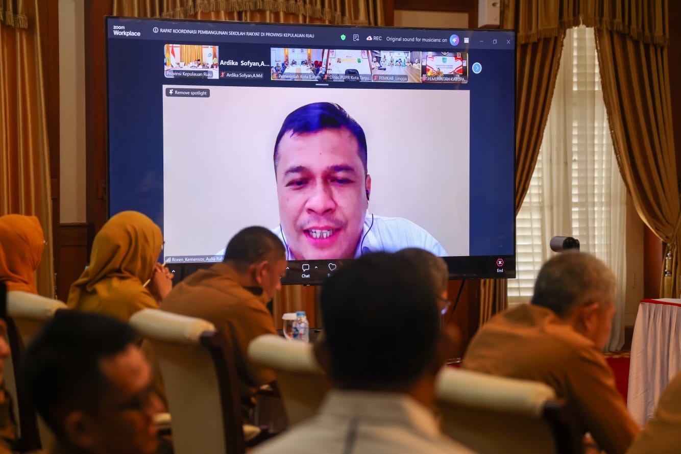 Gubernur Ansar Pimpin Rakor Persiapan Pembangunan Sekolah Rakyat di Kepri