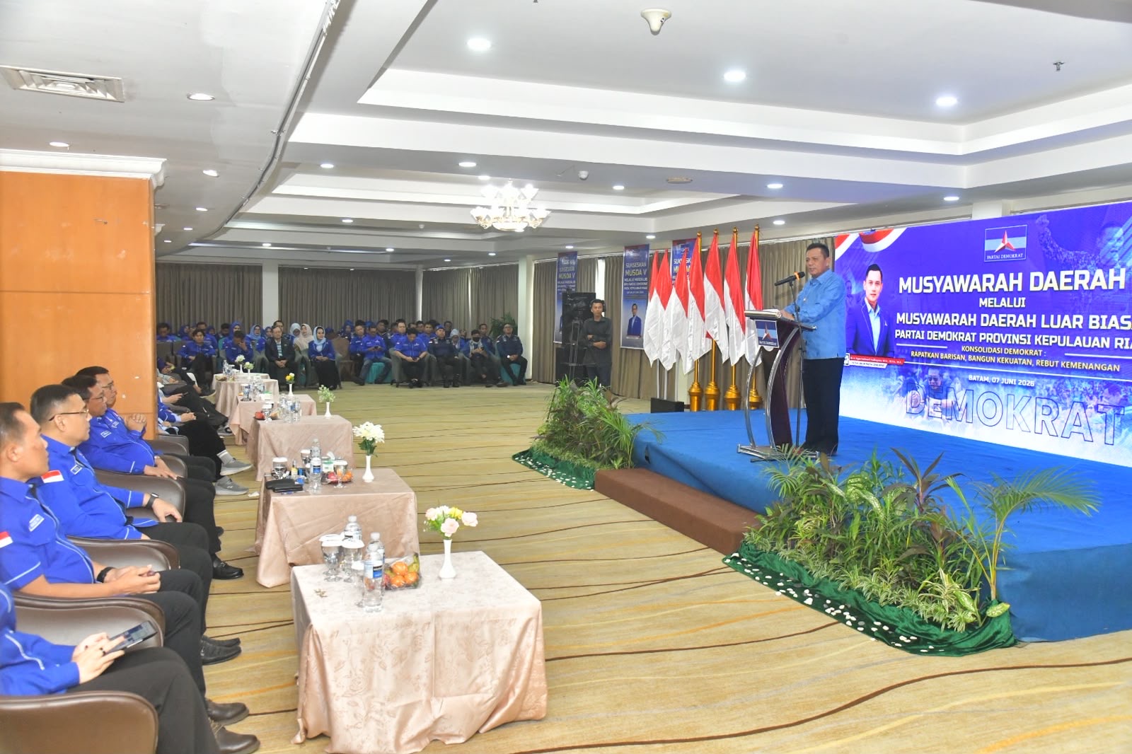 Gubernur Ansar Berharap Partai Demokrat Terus Dukung Pembangunan Kepulauan Riau