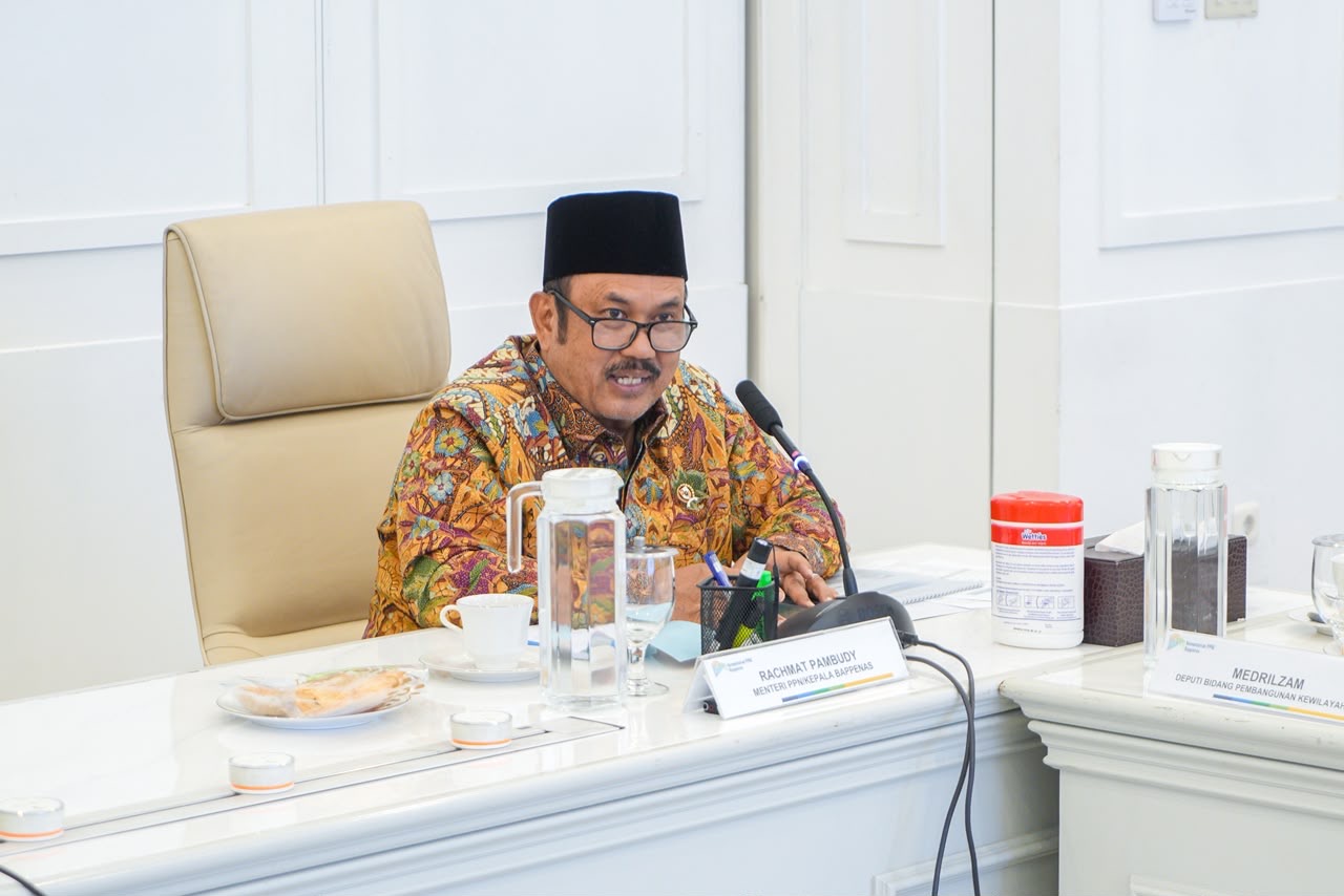 Audiensi dengan Menteri Bappenas, Gubernur Ansar Dorong Percepatan Penataan Kawasan Pulau Penyengat