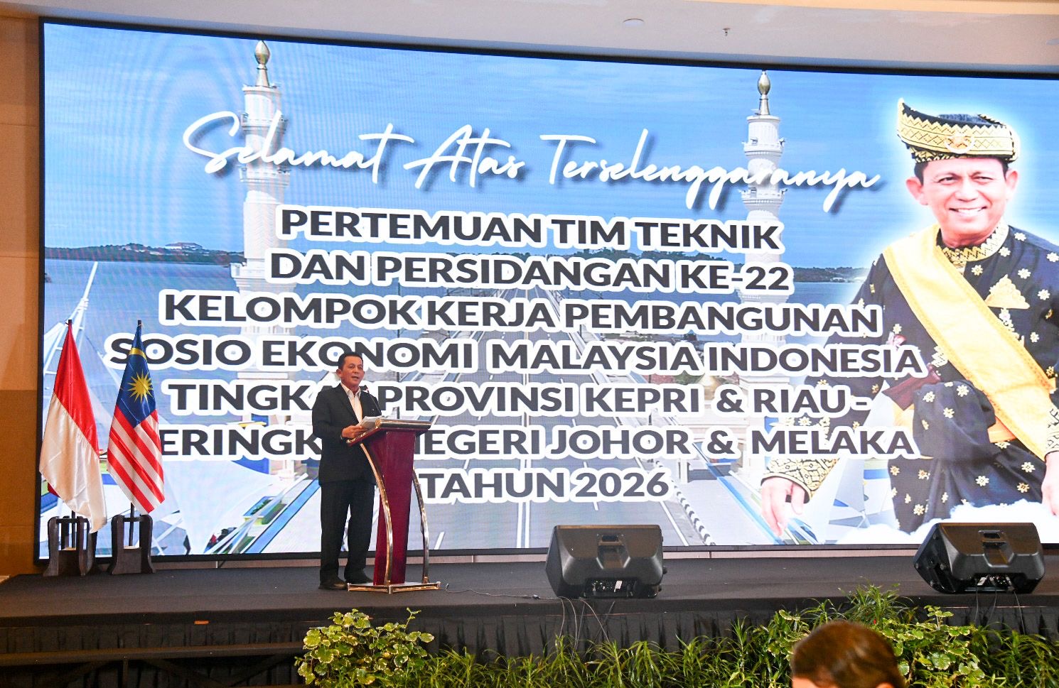 Gubernur Ansar Buka Persidangan Sosek Malindo ke-22 di Batam, Perkuat Kerja Sama Wilayah Perbatasan Indonesia-Malaysia