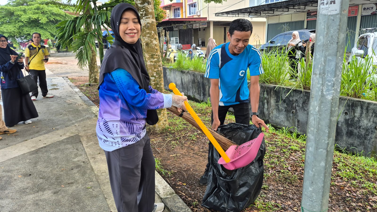 Disdik Kepri Goro di Area Bandara RHF Tanjungpinang