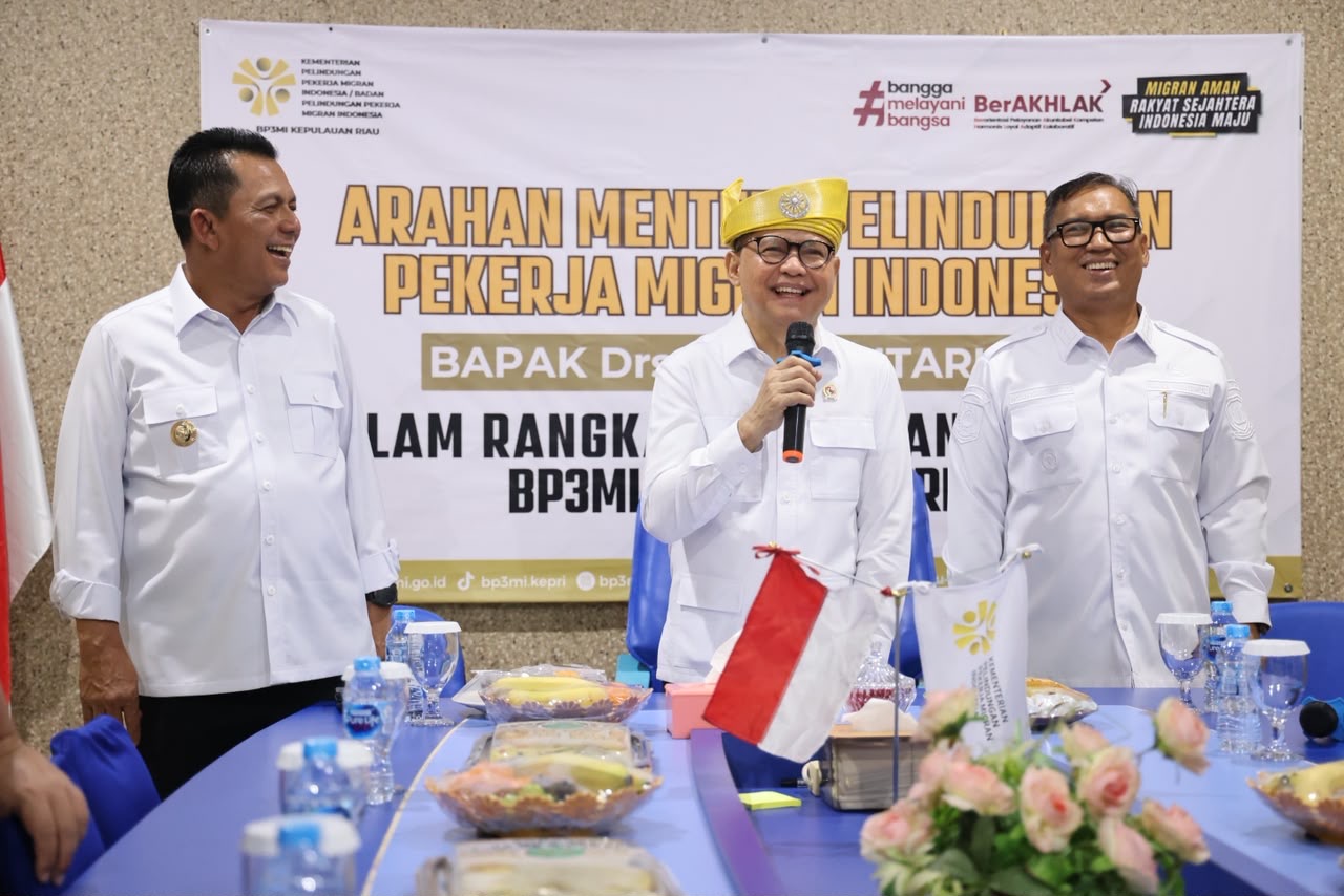 Menteri P2MI Tinjau BP3MI Kepri, Tekankan Pelayanan Prima dan Humanis bagi Pekerja Migran