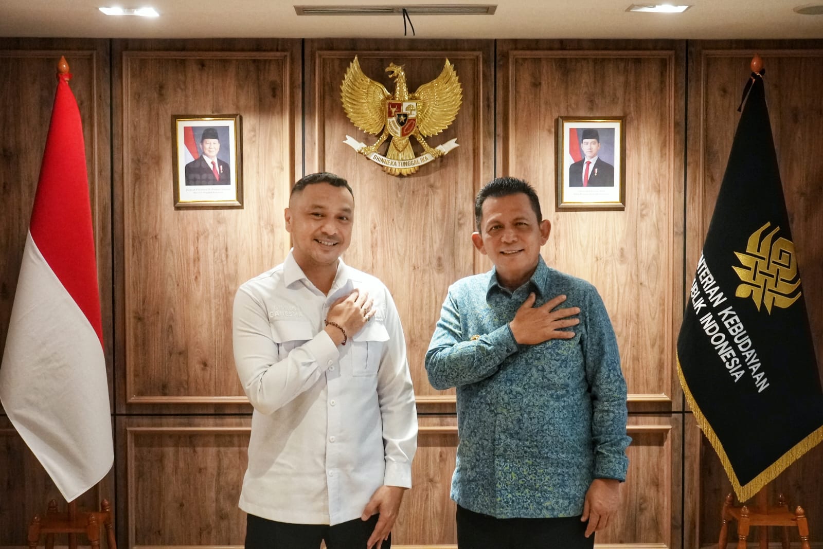 Terima Audiensi Gubernur Ansar, Wamen Giring Nyatakan Dukungan Pembangunan Museum dan Monumen Tugu Bahasa