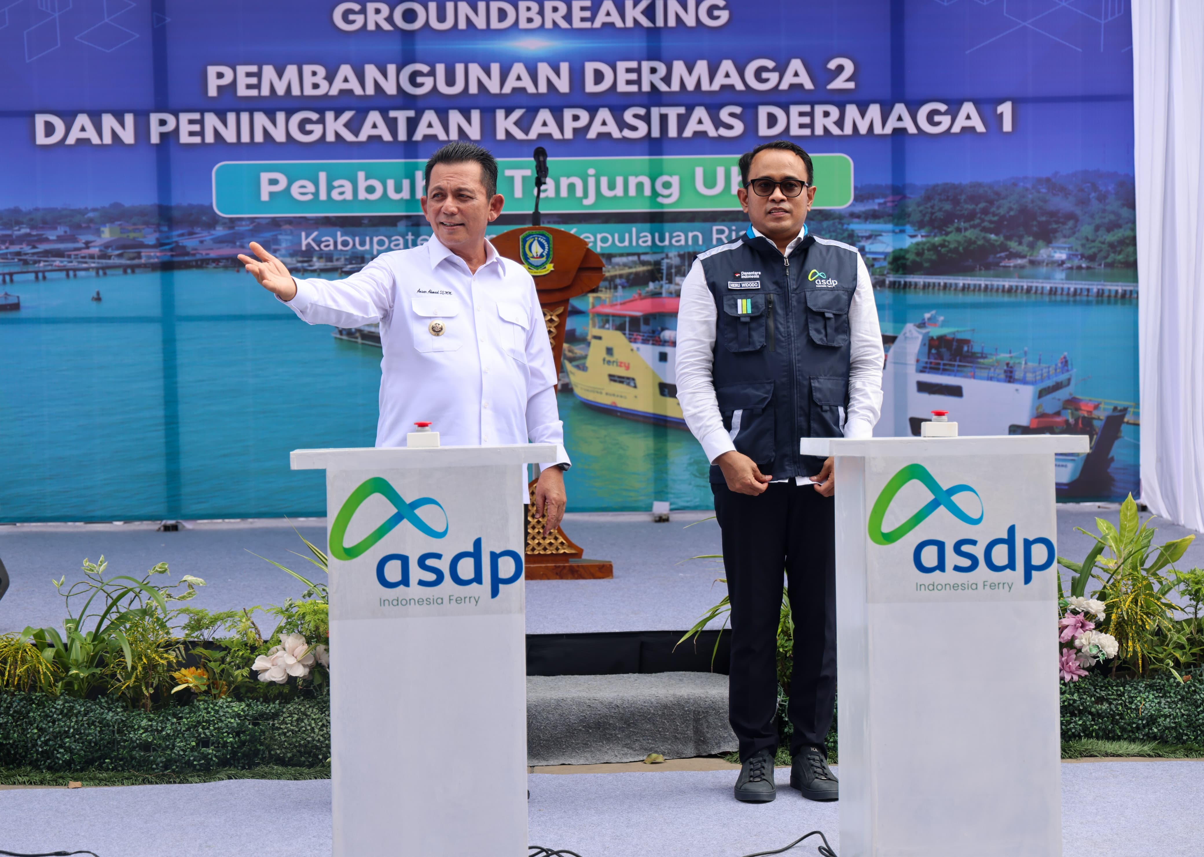 Perkuat Konektivitas, Pembangunan Dermaga II Tanjung Uban Resmi Dimulai