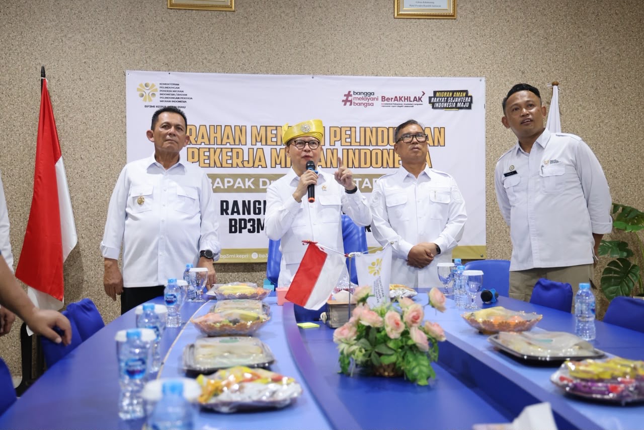Menteri P2MI Tinjau BP3MI Kepri, Tekankan Pelayanan Prima dan Humanis bagi Pekerja Migran