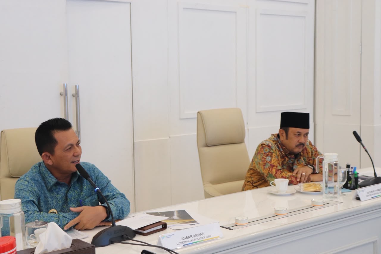 Audiensi dengan Menteri Bappenas, Gubernur Ansar Dorong Percepatan Penataan Kawasan Pulau Penyengat