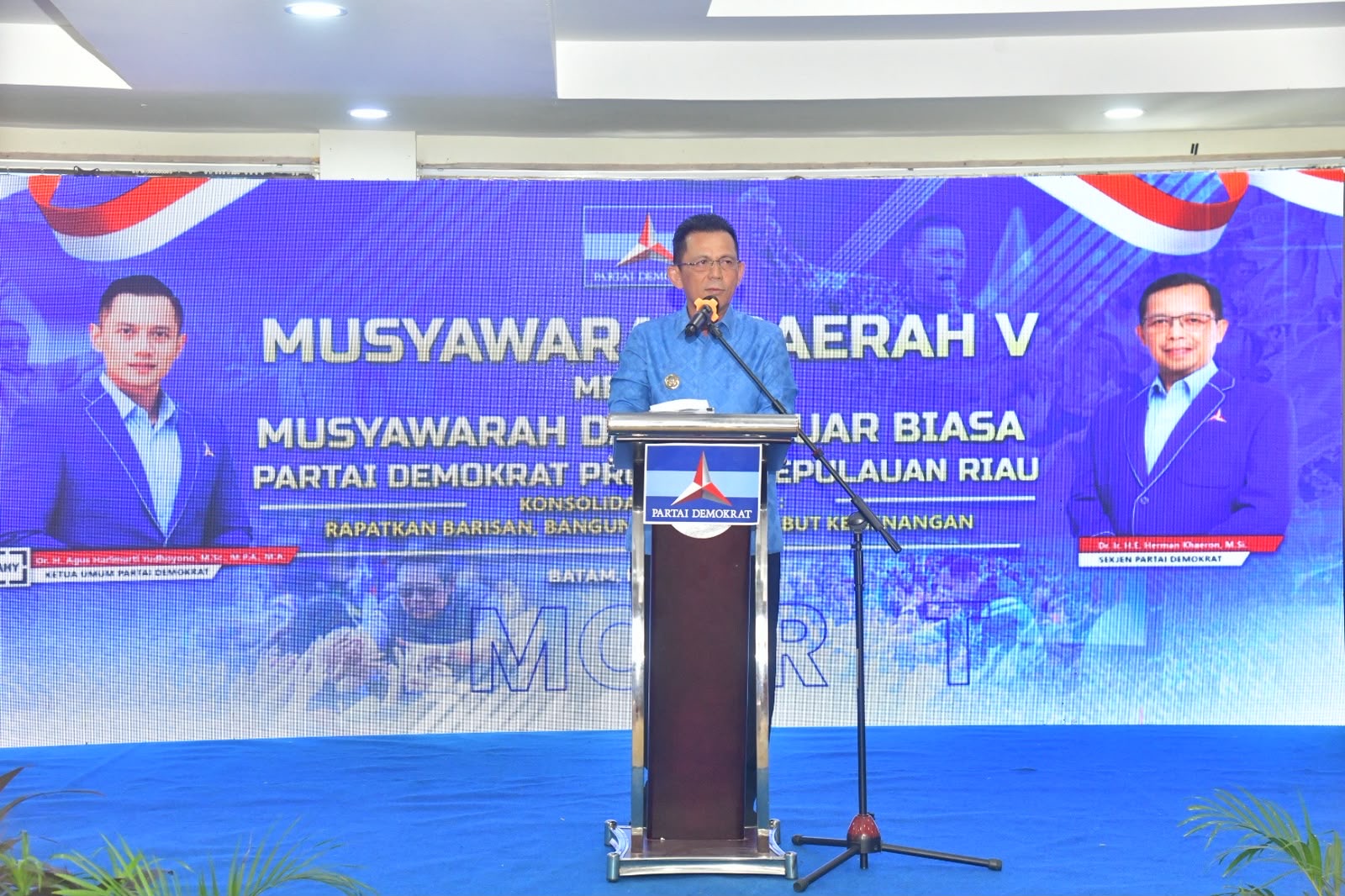 Gubernur Ansar Berharap Partai Demokrat Terus Dukung Pembangunan Kepulauan Riau