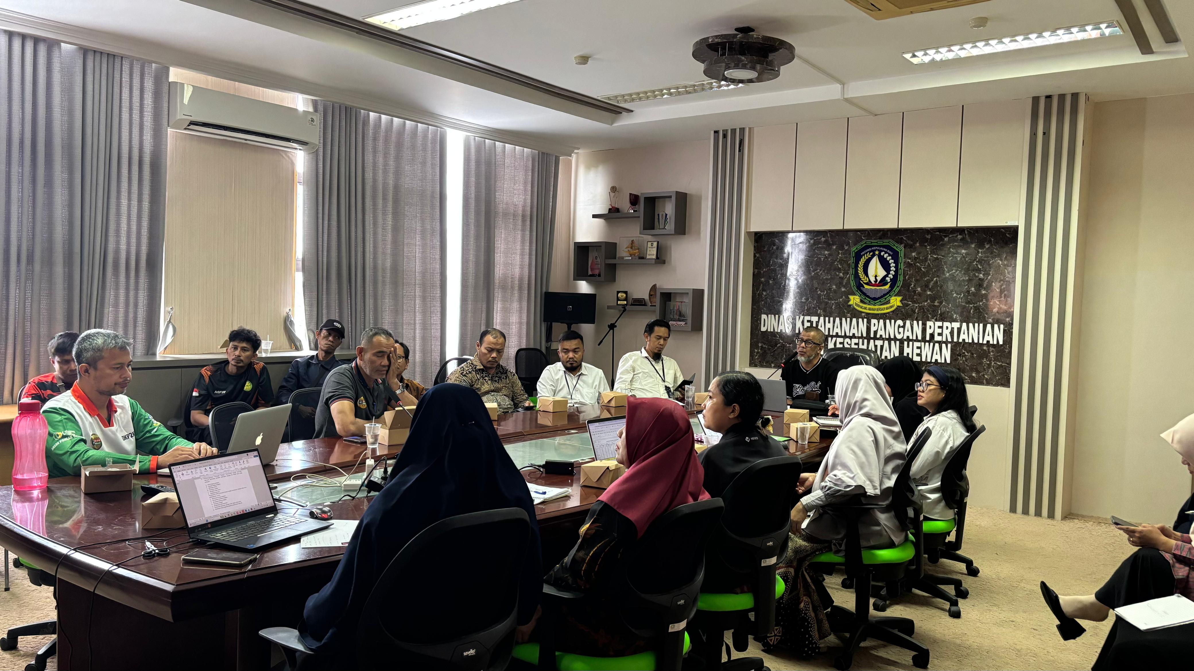 DKP2KH KEPRI GELAR RAKOR DAN SOSIALISASI CADANGAN PANGAN PEMERINTAH DAERAH