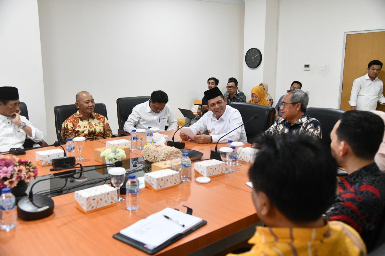 Gubernur Ansar Bahas Penguatan Tata Kelola dan Pengawasan Pembangunan Bersama BPKP Kepri