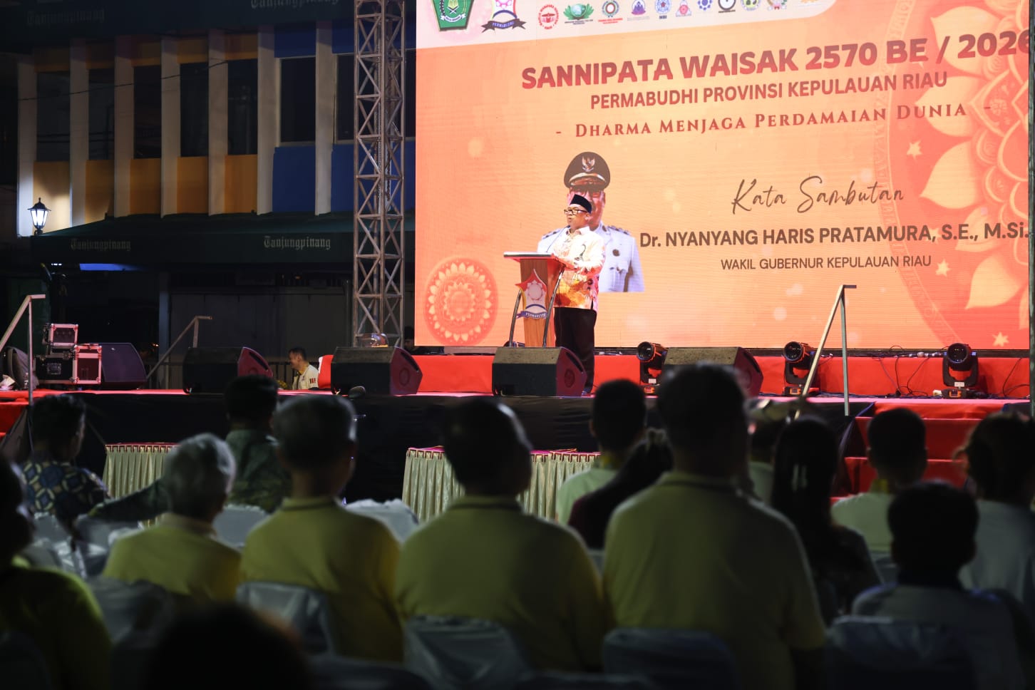 Wagub Nyanyang Hadiri Sannipata Waisak 2570 BE, Tegaskan Kepri Rumah Besar Kerukunan dan Toleransi