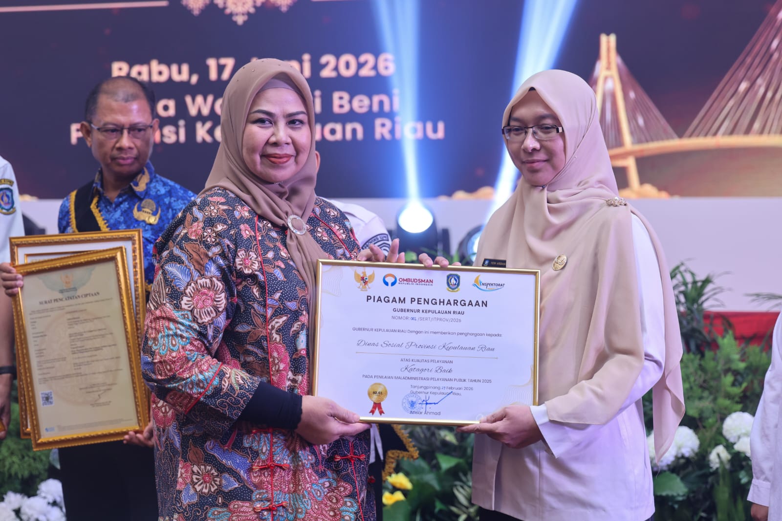Gubernur Ansar dan Kepala BPS RI Canangkan Sensus Ekonomi 2026 di Kepri