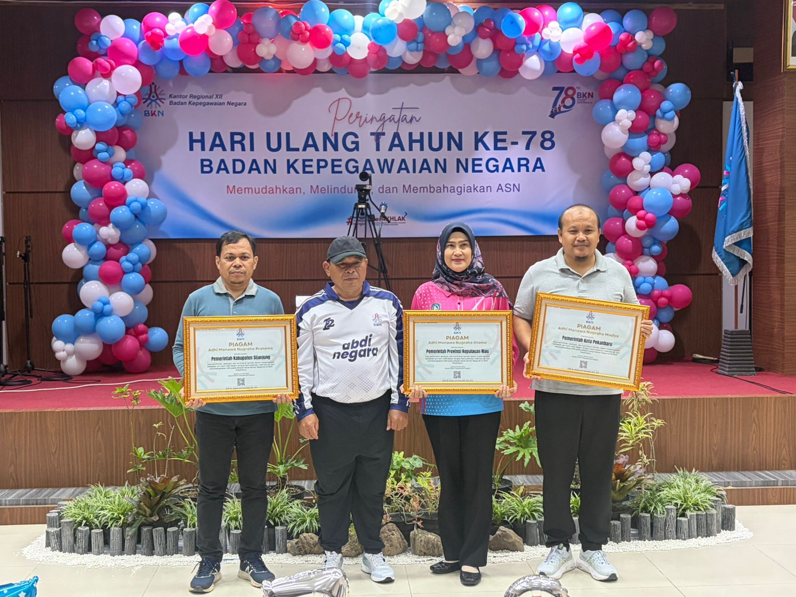 Pemprov Kepri Raih Penghargaan Adhi Manawa Nugraha Utama pada HUT ke-78 BKN