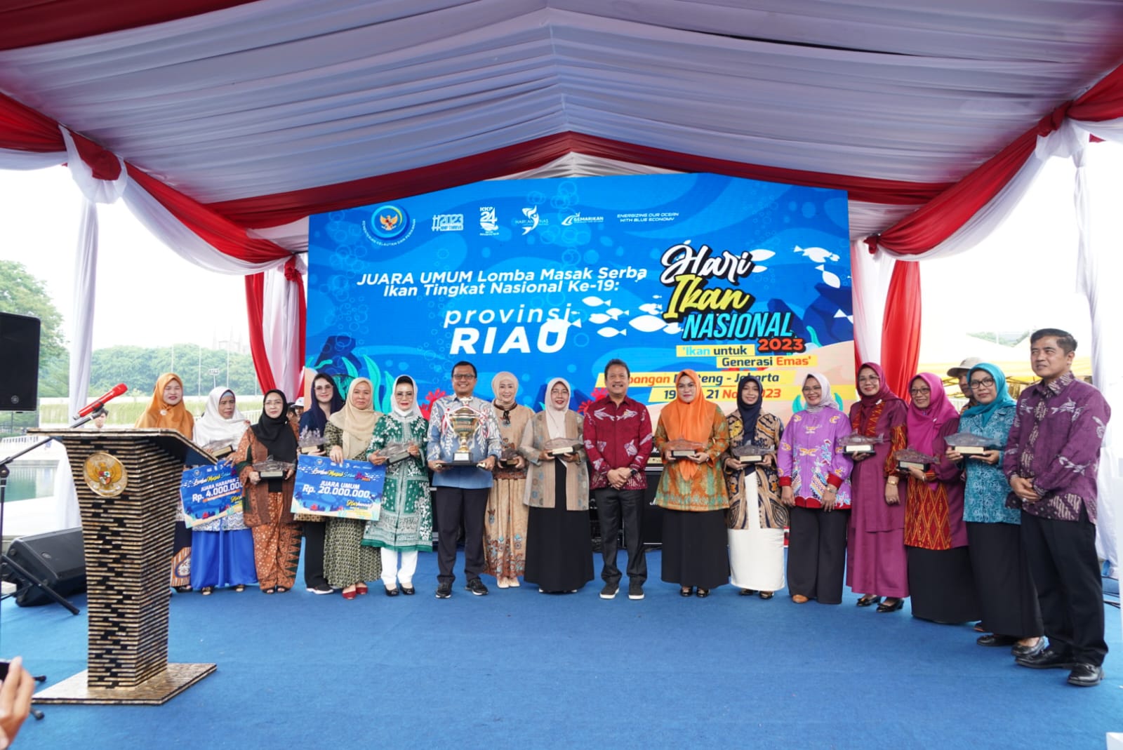 Kepri Raih Juara 3 Menu Balita pada Lomba Masak Serba Ikan Nasional 2023