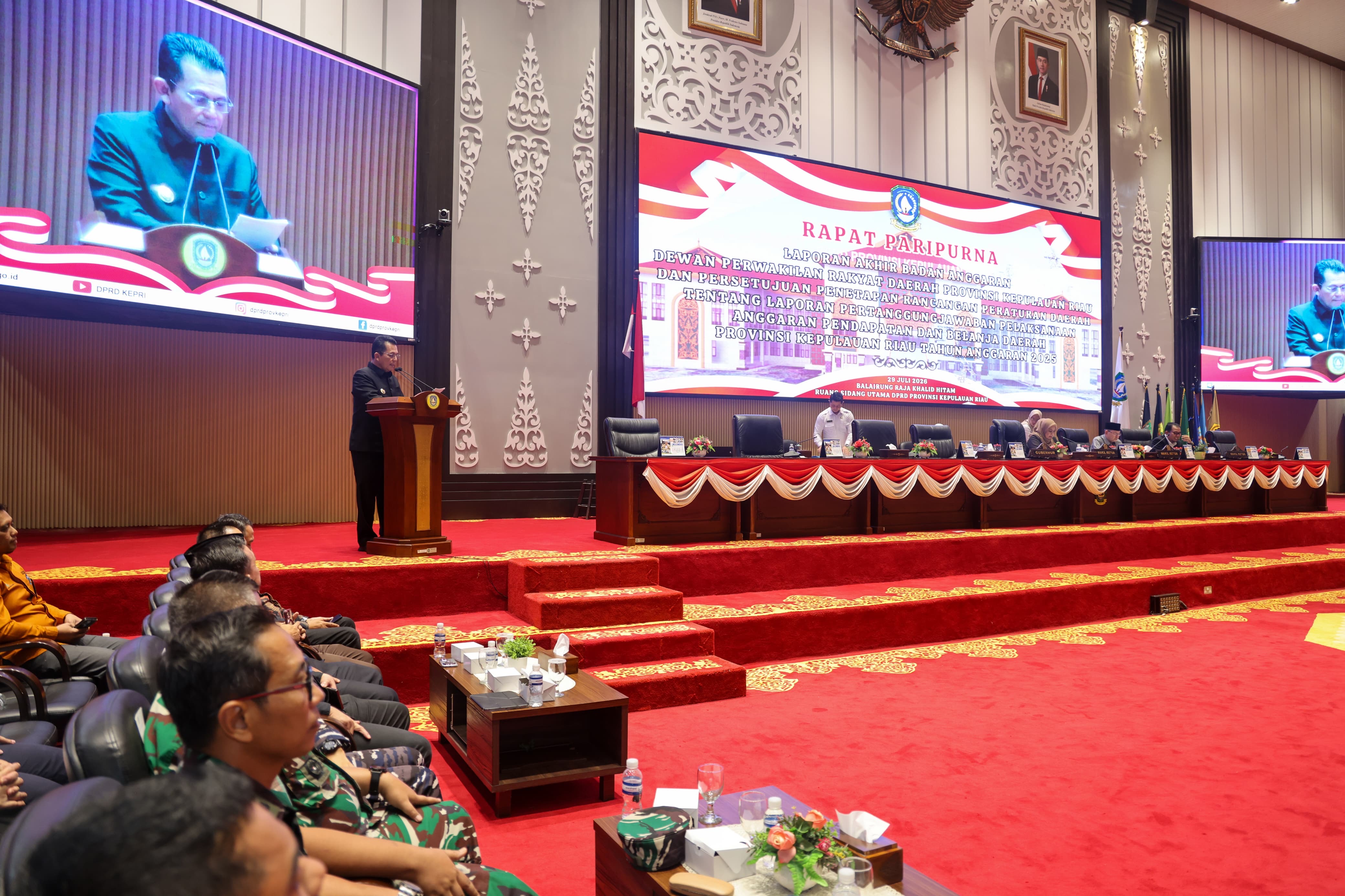DPRD dan Pemprov Kepri Sepakati Ranperda Pertanggungjawaban APBD 2025 Jadi Perda