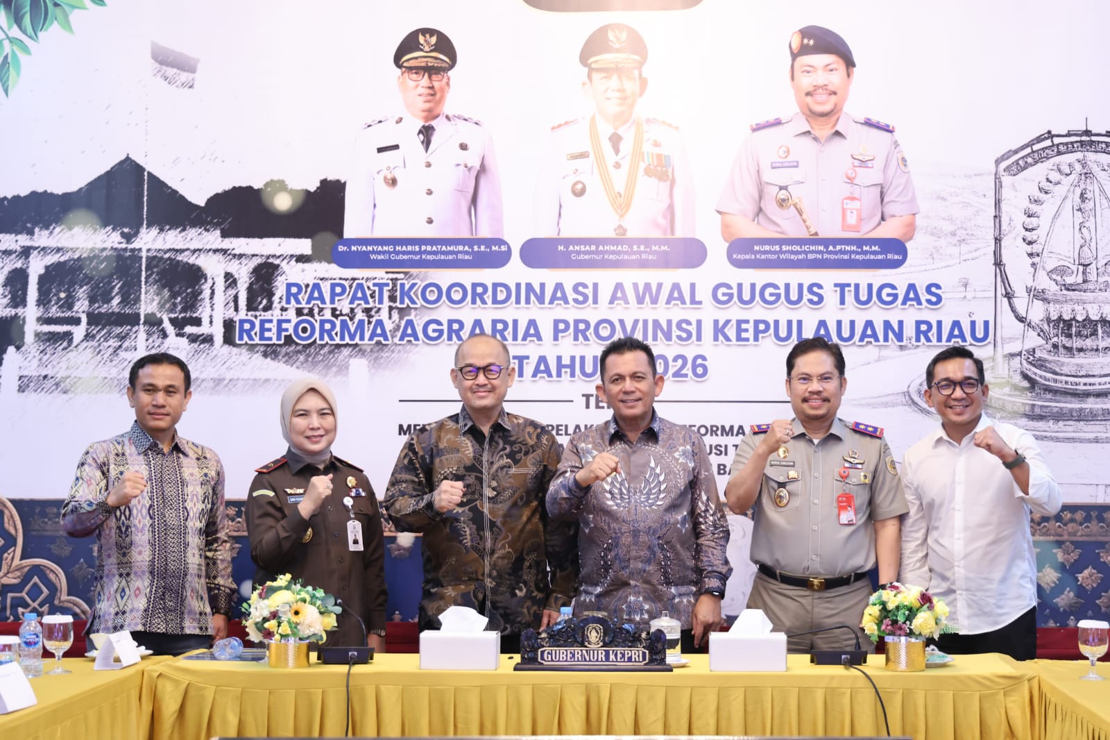 Gubernur Ansar Dorong Sinergi Reforma Agraria untuk Wujudkan Keadilan dan Kesejahteraan Masyarakat Kepri