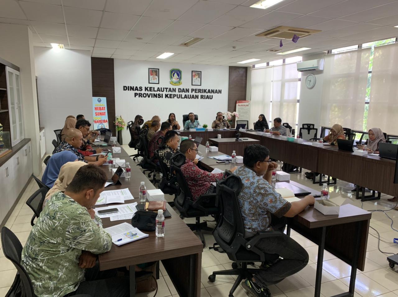 PENGELOLA SUOP KAWASAN KONSERVASI TWP TIMUR PULAU BINTAN MENGGELAR KEGIATAN RAPAT KOORDINASI DAN SINERGITAS PROGRAM KERJA BERSAMA YAYASAN KONSERVASI INDONESIA (KI) DI KAWASAN KONSERVASI TWP TIMUR PULAU BINTAN