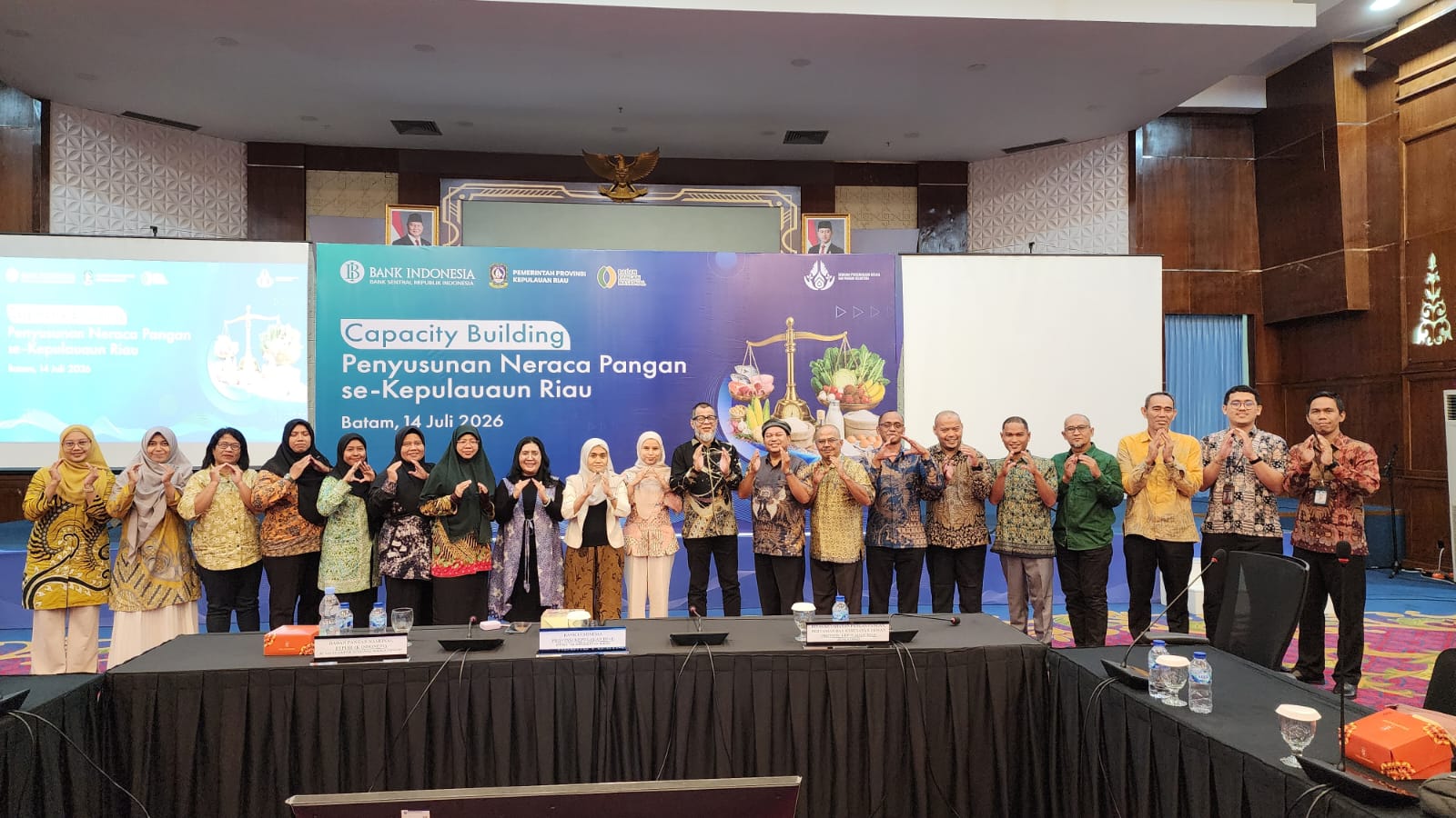 Capacity Building Neraca Pangan Perkuat Kualitas Data Pangan di Provinsi Kepulauan Riau