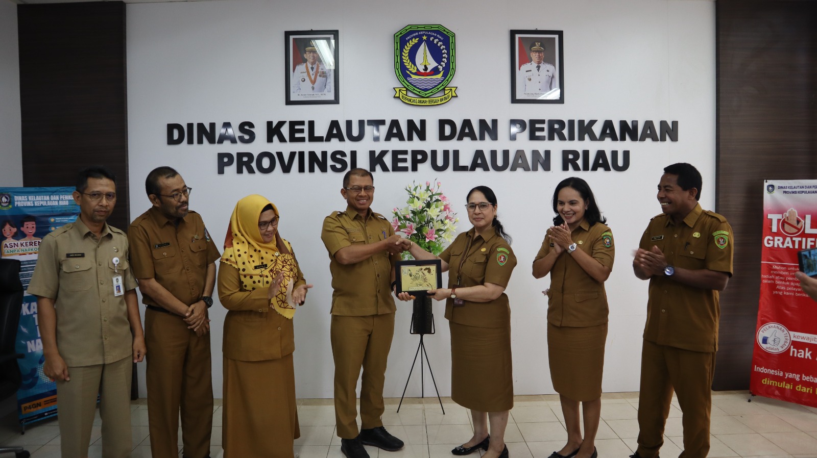 Lakukan Studi Tiru Pengelolaan Kawasan Konservasi Perairan Pemprov Maluku Kunjungi DKP Prov Kepri