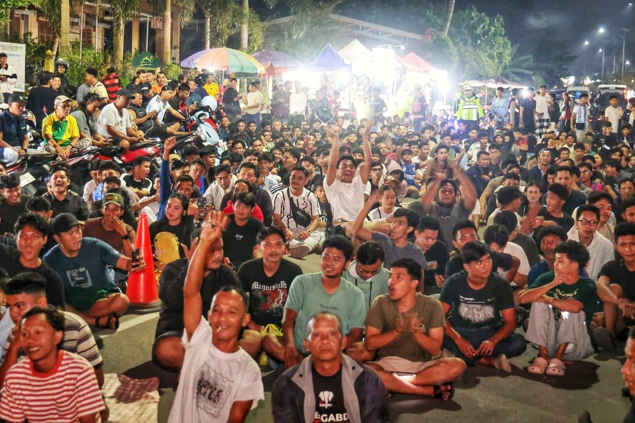 Antusiasme Warga Nobar Final Piala Dunia 2026 Bersama Gubernur Ansar Ahmad dan Kemenangan Spanyol