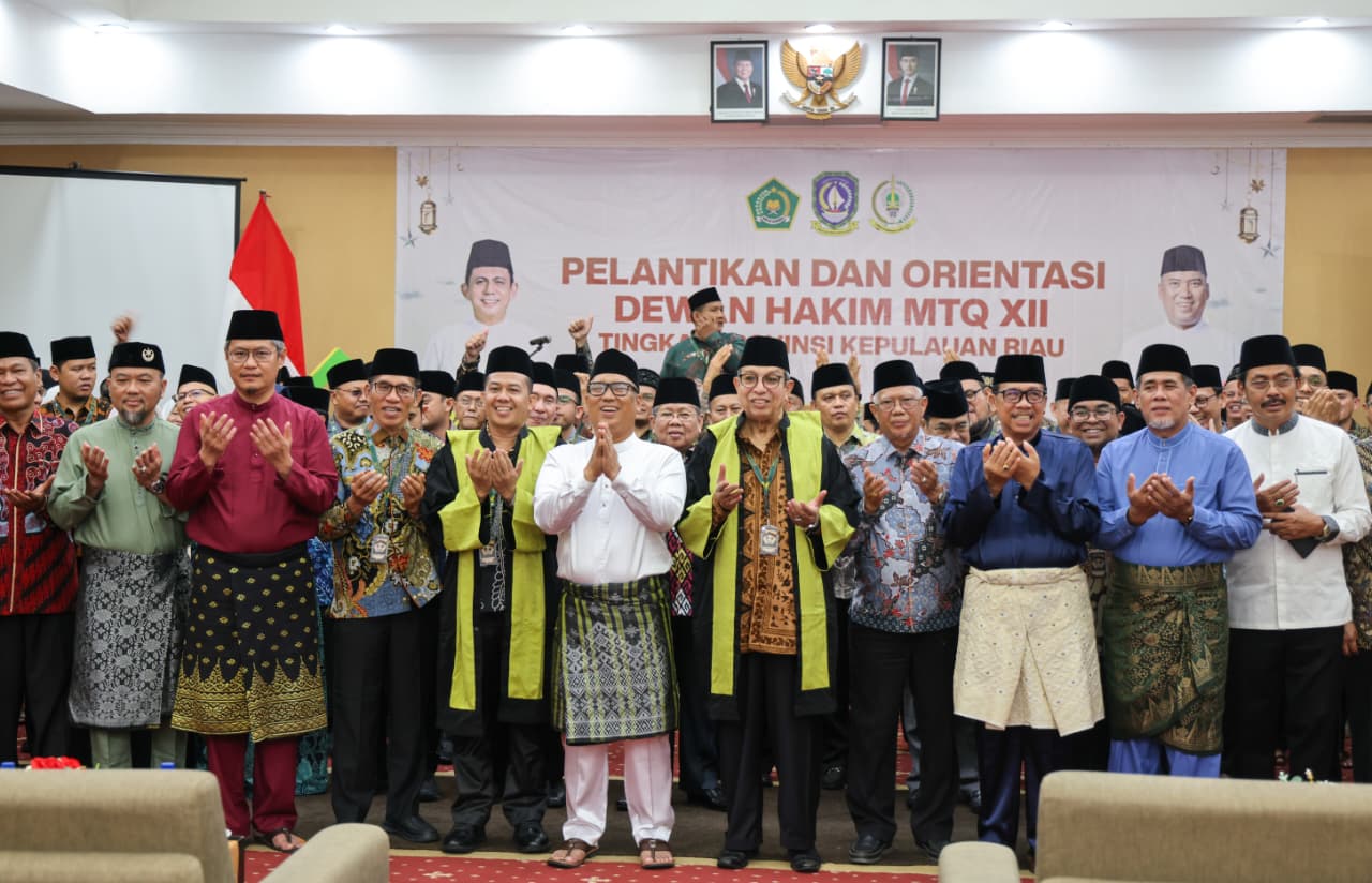 Wagub Nyanyang Lantik Dewan Hakim MTQ XII Kepri, Tekankan Objektivitas, Keadilan, dan Profesionalisme