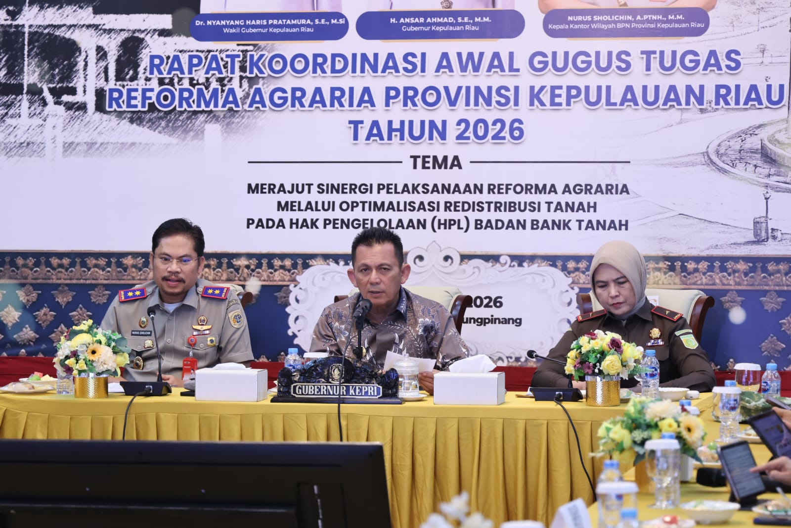 Gubernur Ansar Dorong Sinergi Reforma Agraria untuk Wujudkan Keadilan dan Kesejahteraan Masyarakat Kepri