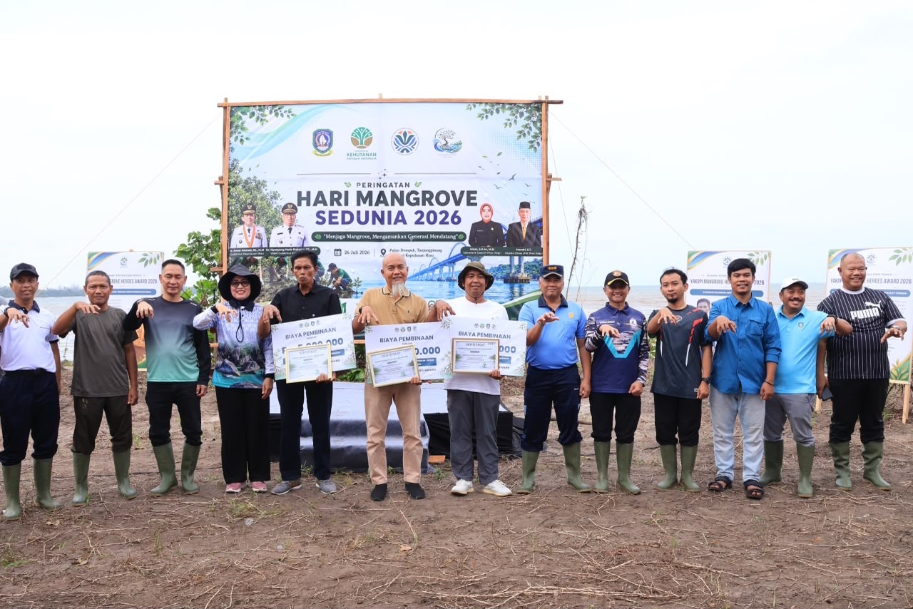 Peringatan Hari Mangrove Sedunia 2026 Sekda Misni : Perkuat Komitmen Jaga Kelestarian Ekosistem Mangrove